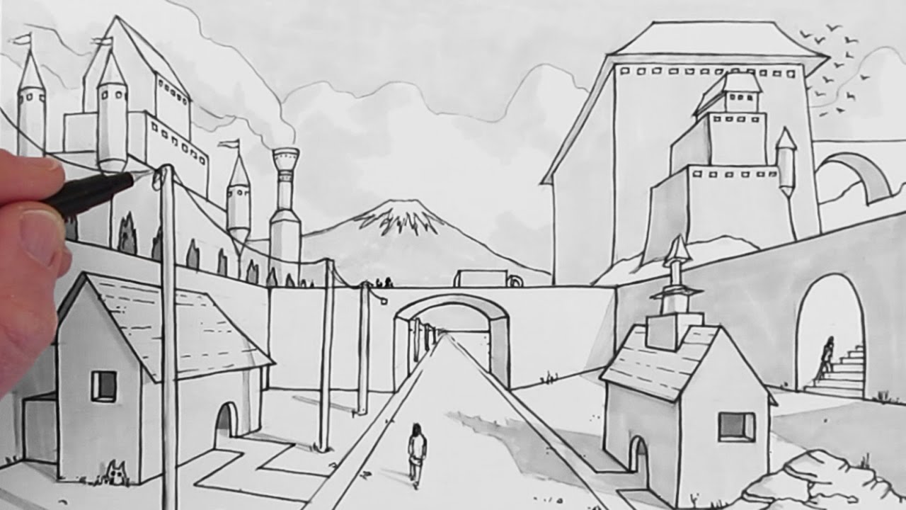 City Background Drawing