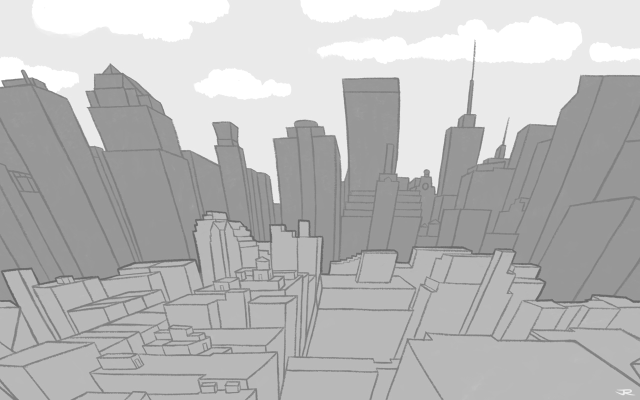 City Background Drawing