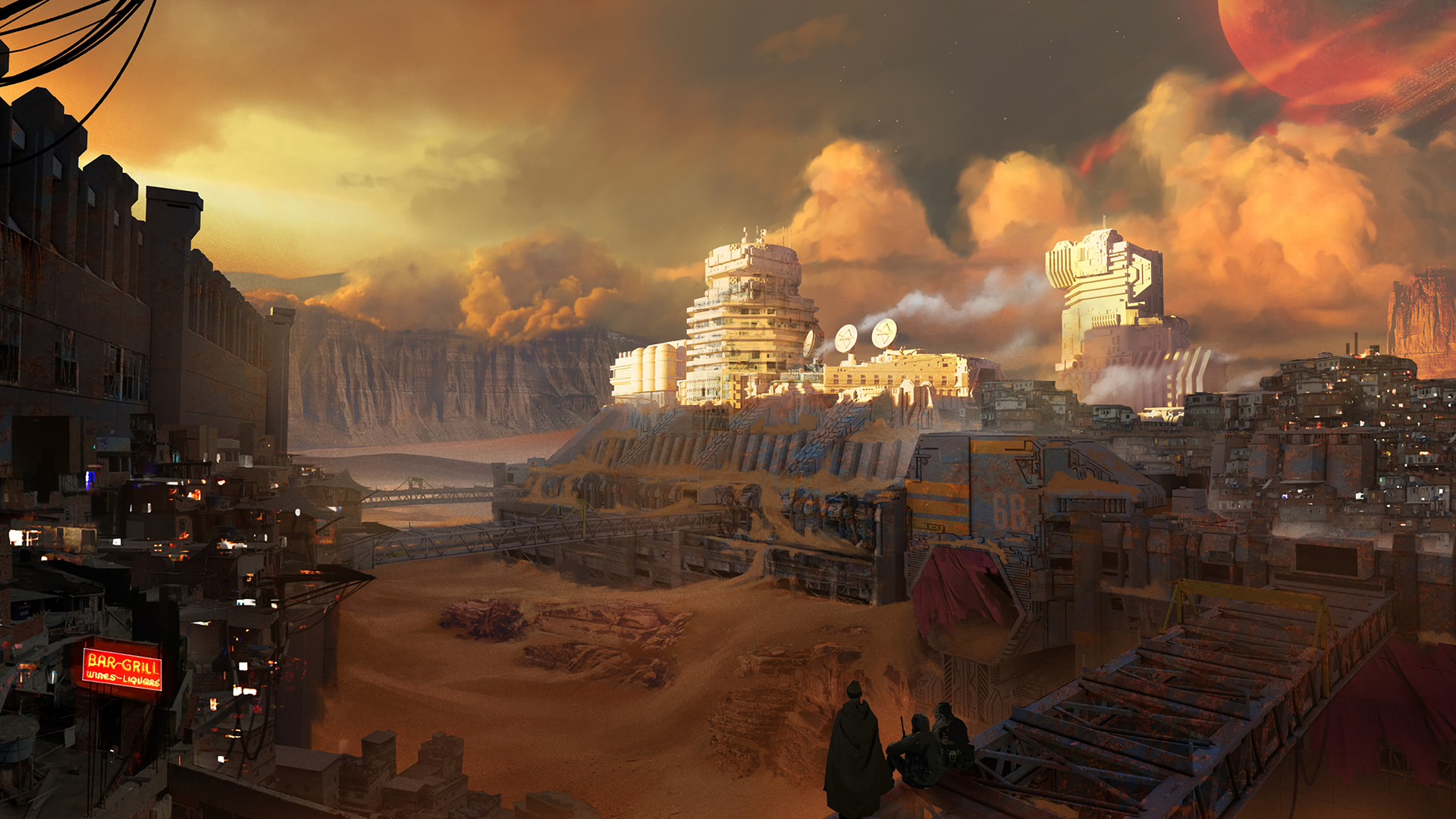 City In Desert Wallpapers