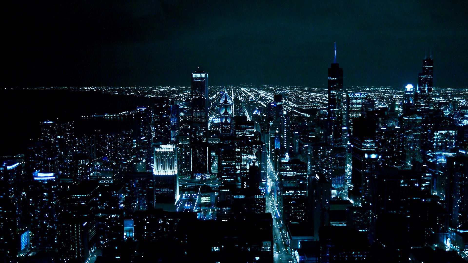 City Night Skyline Wallpapers