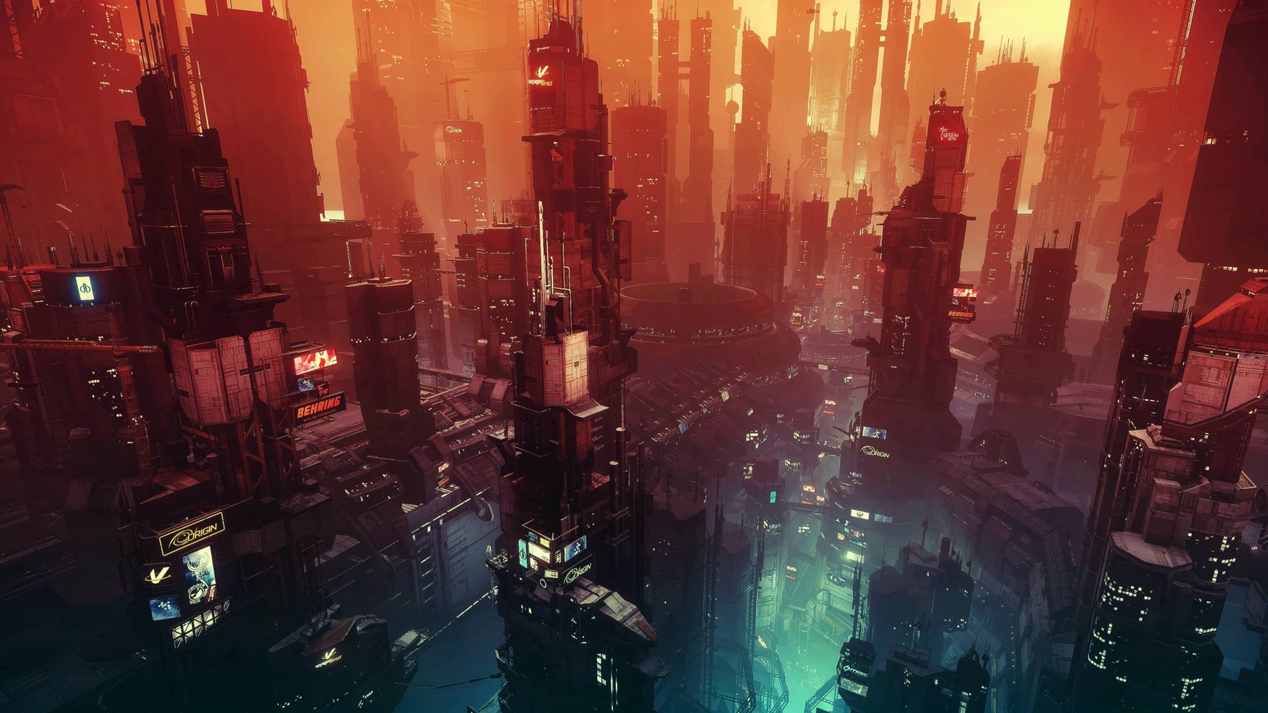 City To Burn Cyberpunk Wallpapers