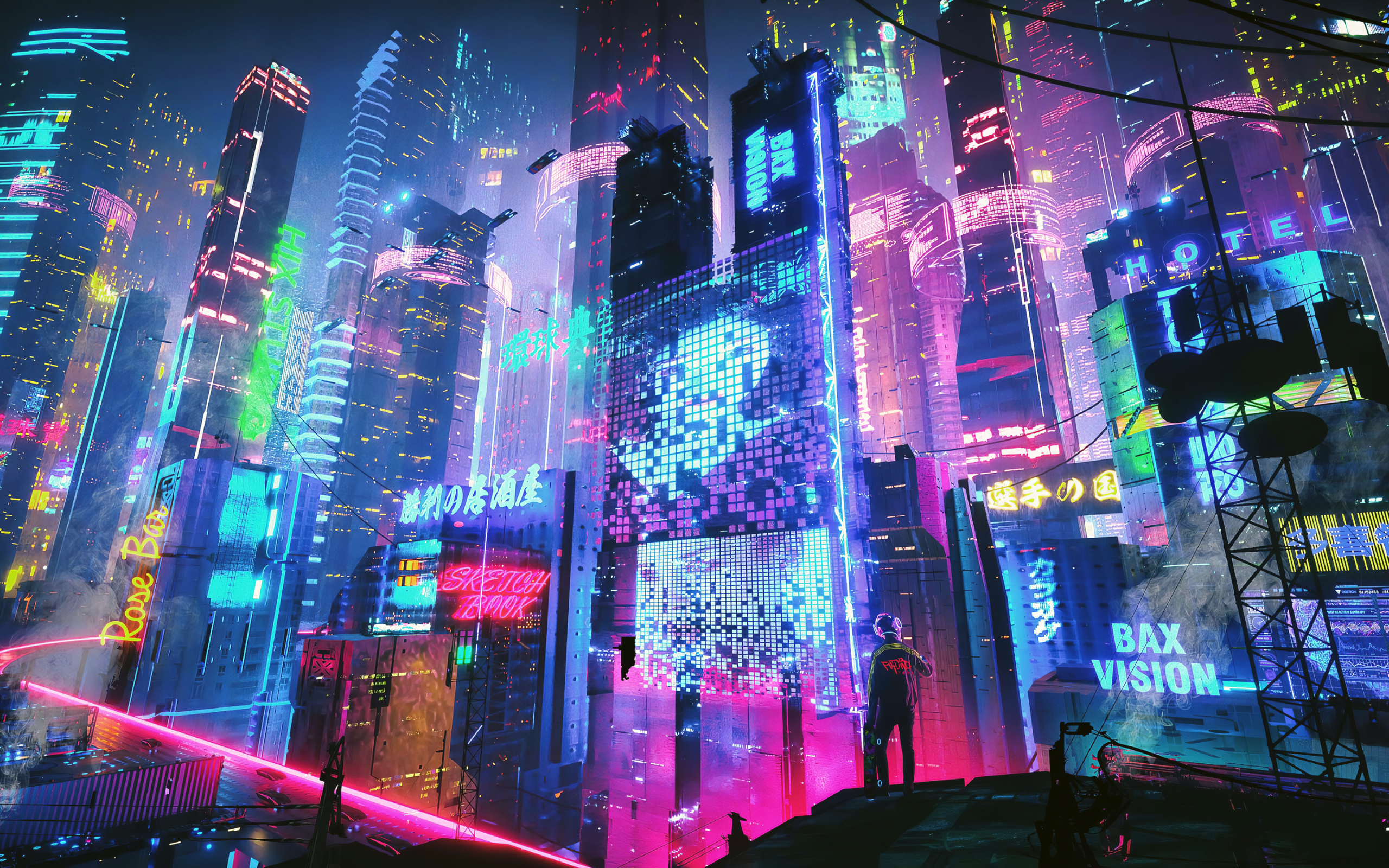 City To Burn Cyberpunk Wallpapers