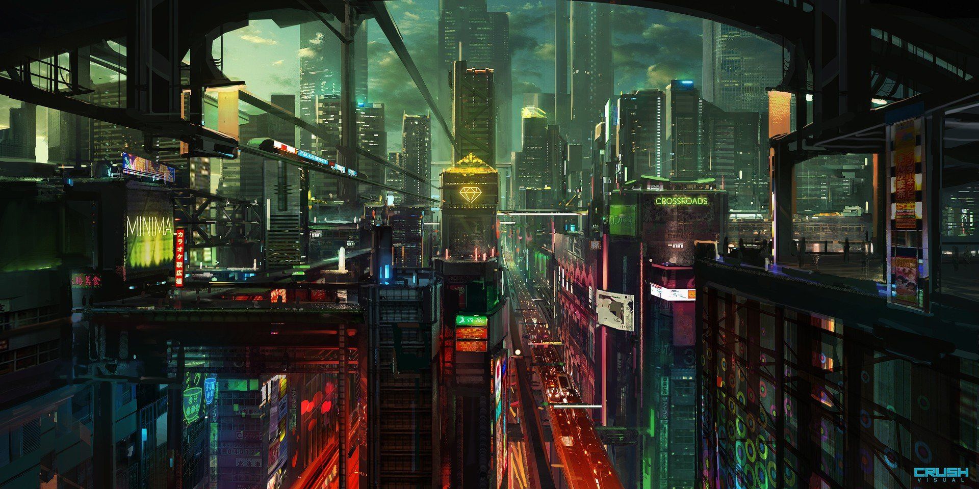 City To Burn Cyberpunk Wallpapers