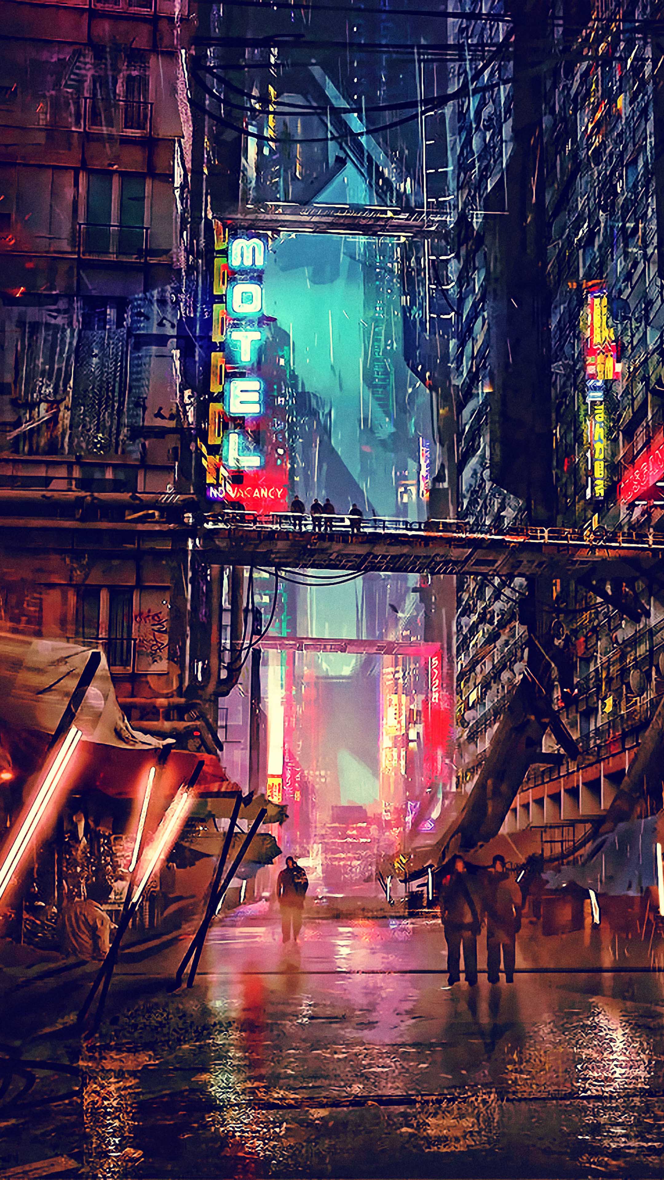 City To Burn Cyberpunk Wallpapers