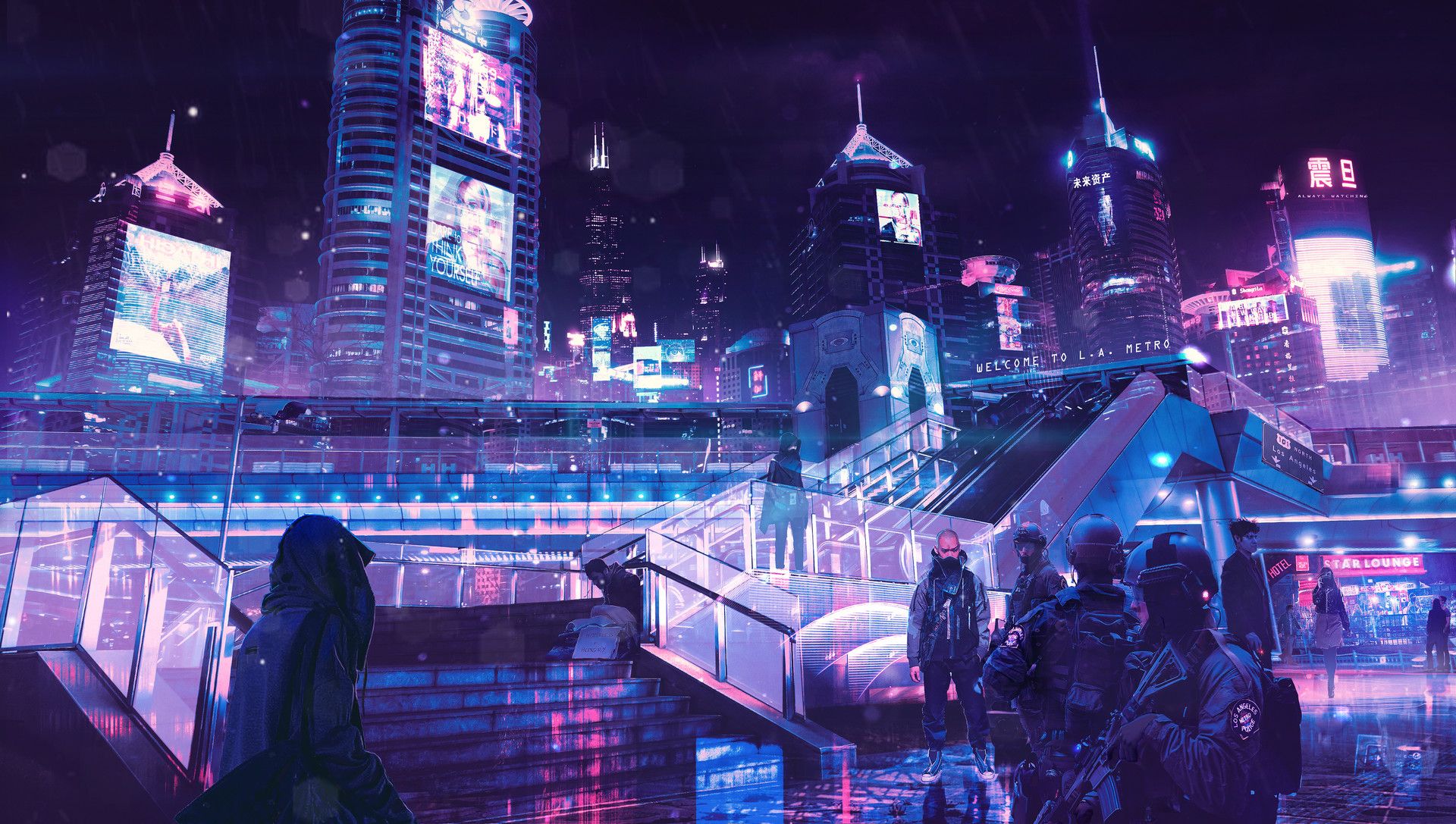 City To Burn Cyberpunk Wallpapers