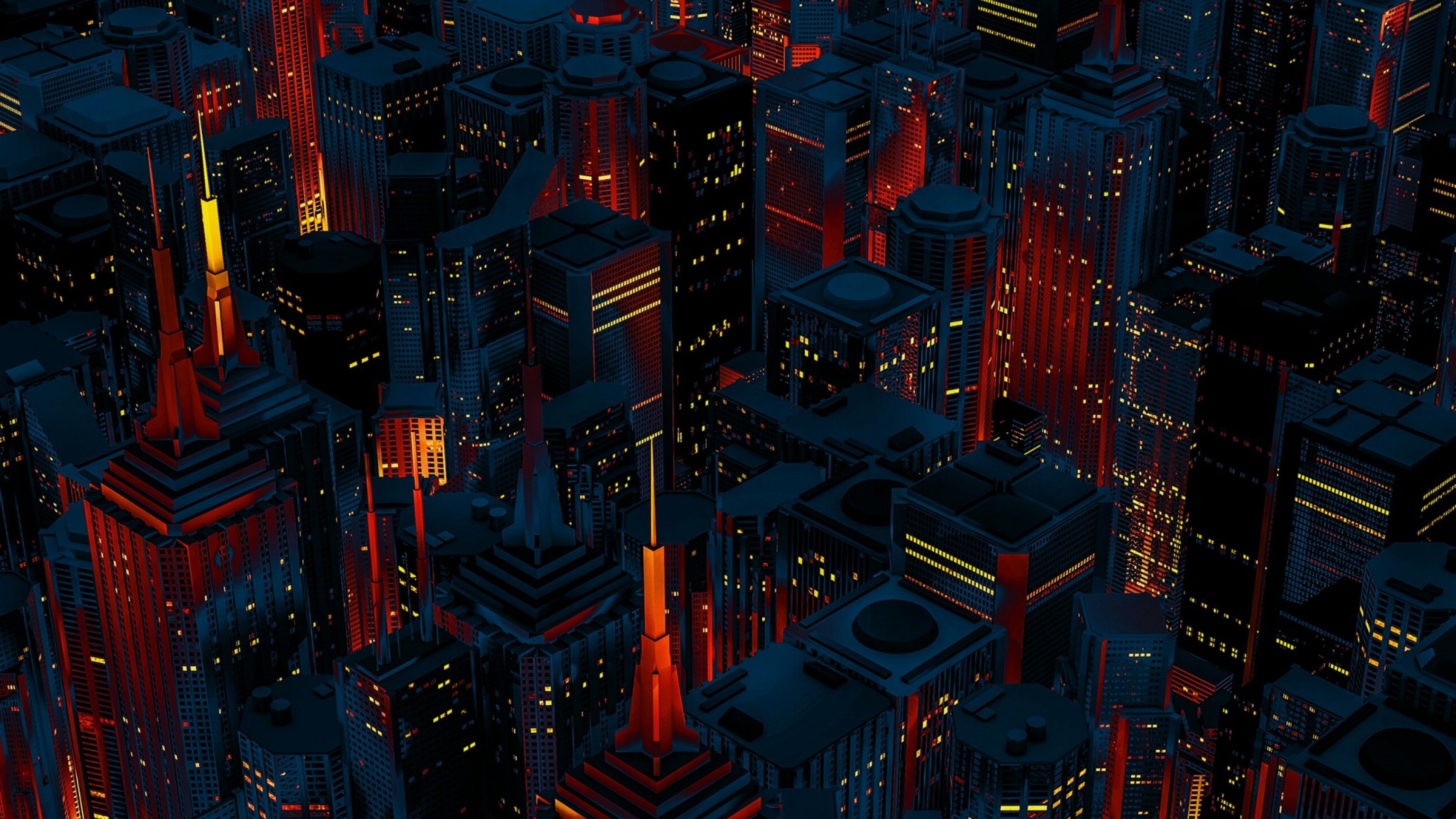 City Vector Illustration Art Wallpapers