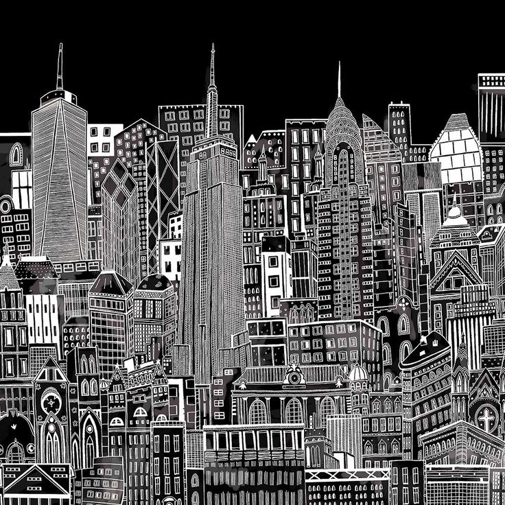 Cityscape Drawing Art Wallpapers