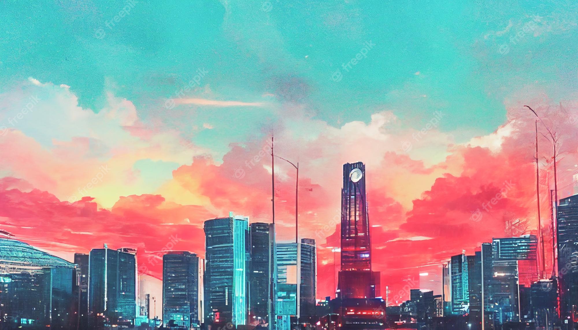 Cityscape Futuristic Skyscraper Wallpapers