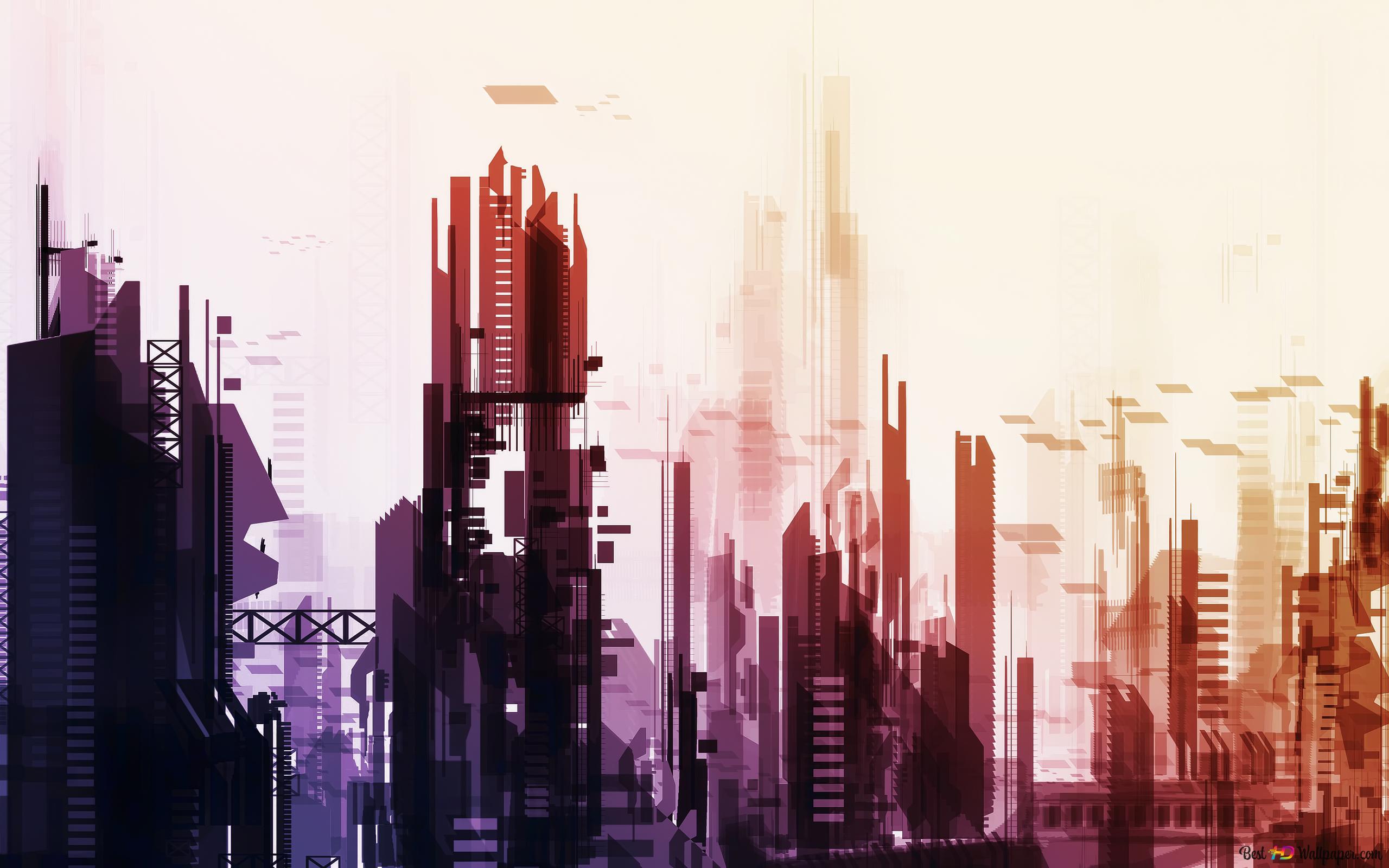 Cityscape Futuristic Skyscraper Wallpapers