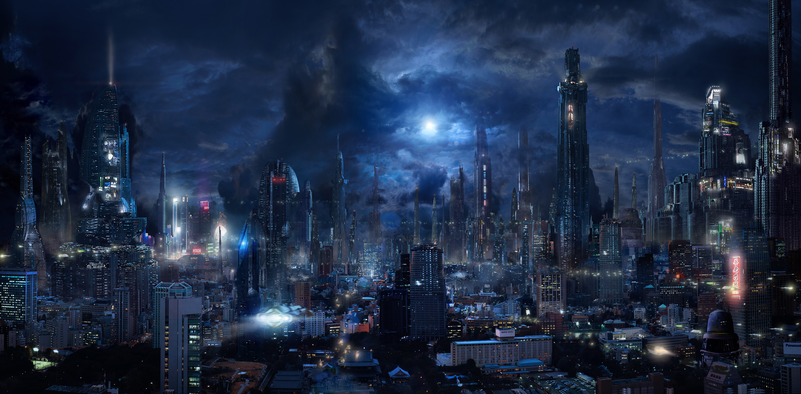 Cityscape Futuristic Skyscraper Wallpapers