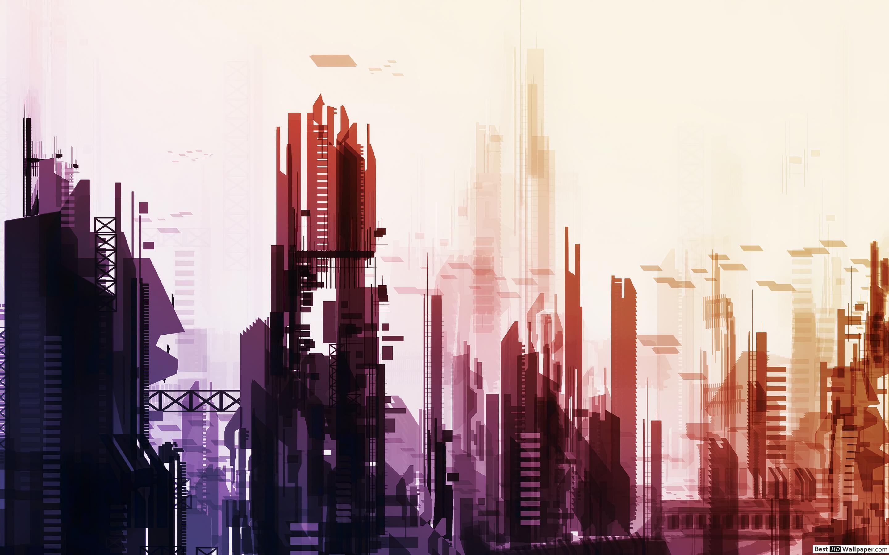 Cityscape Futuristic Skyscraper Wallpapers