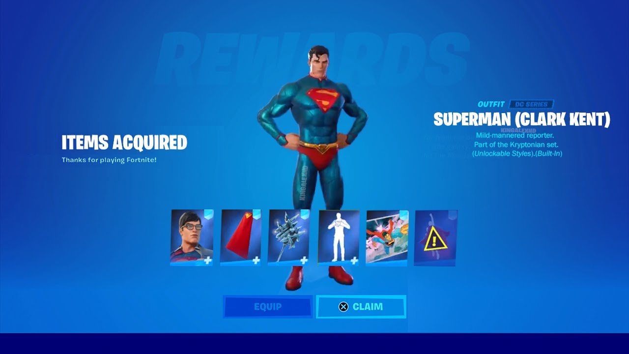 Clark Kent Fortnite Wallpapers