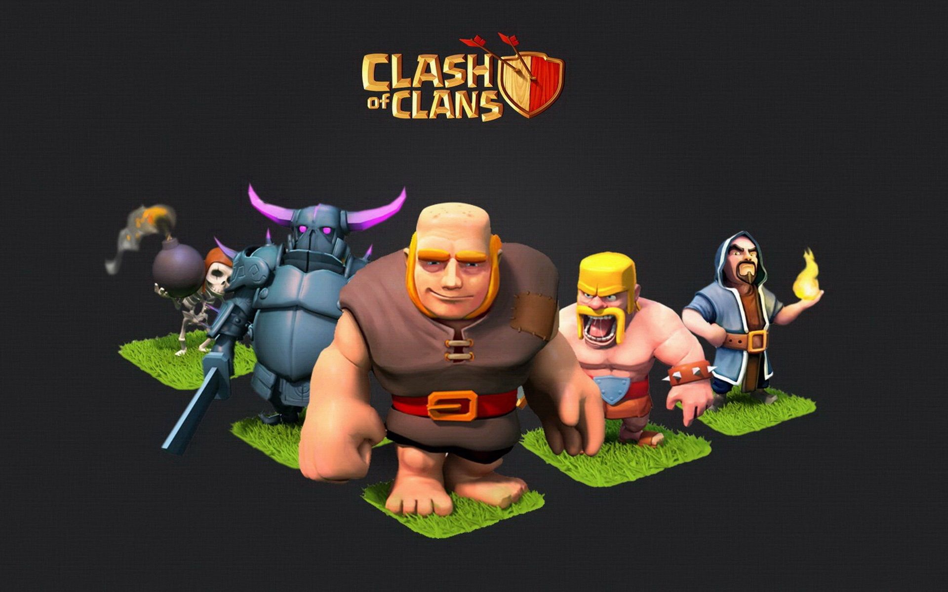 clash of clans logo Wallpapers