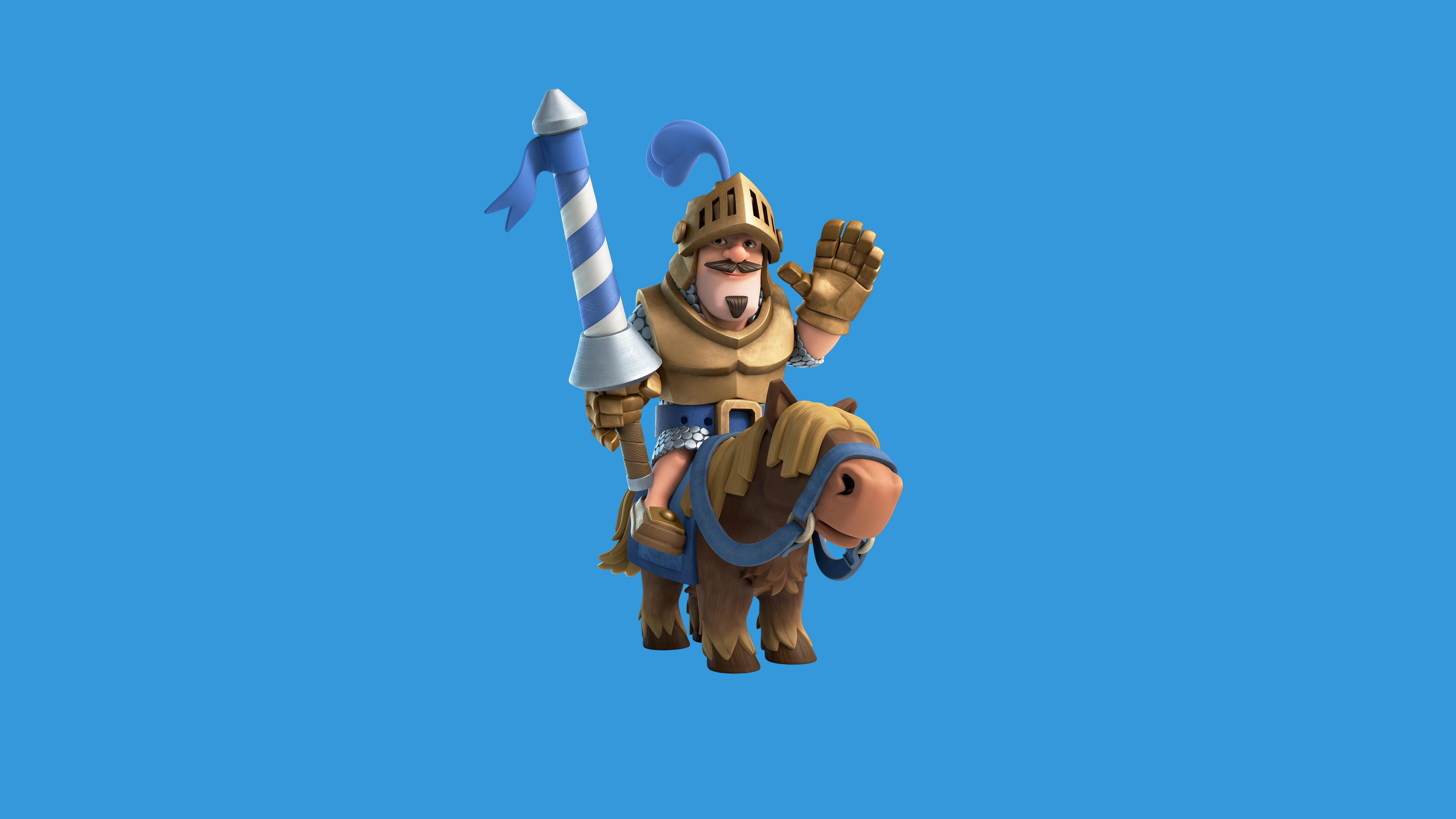 Clash Royale Blue Background