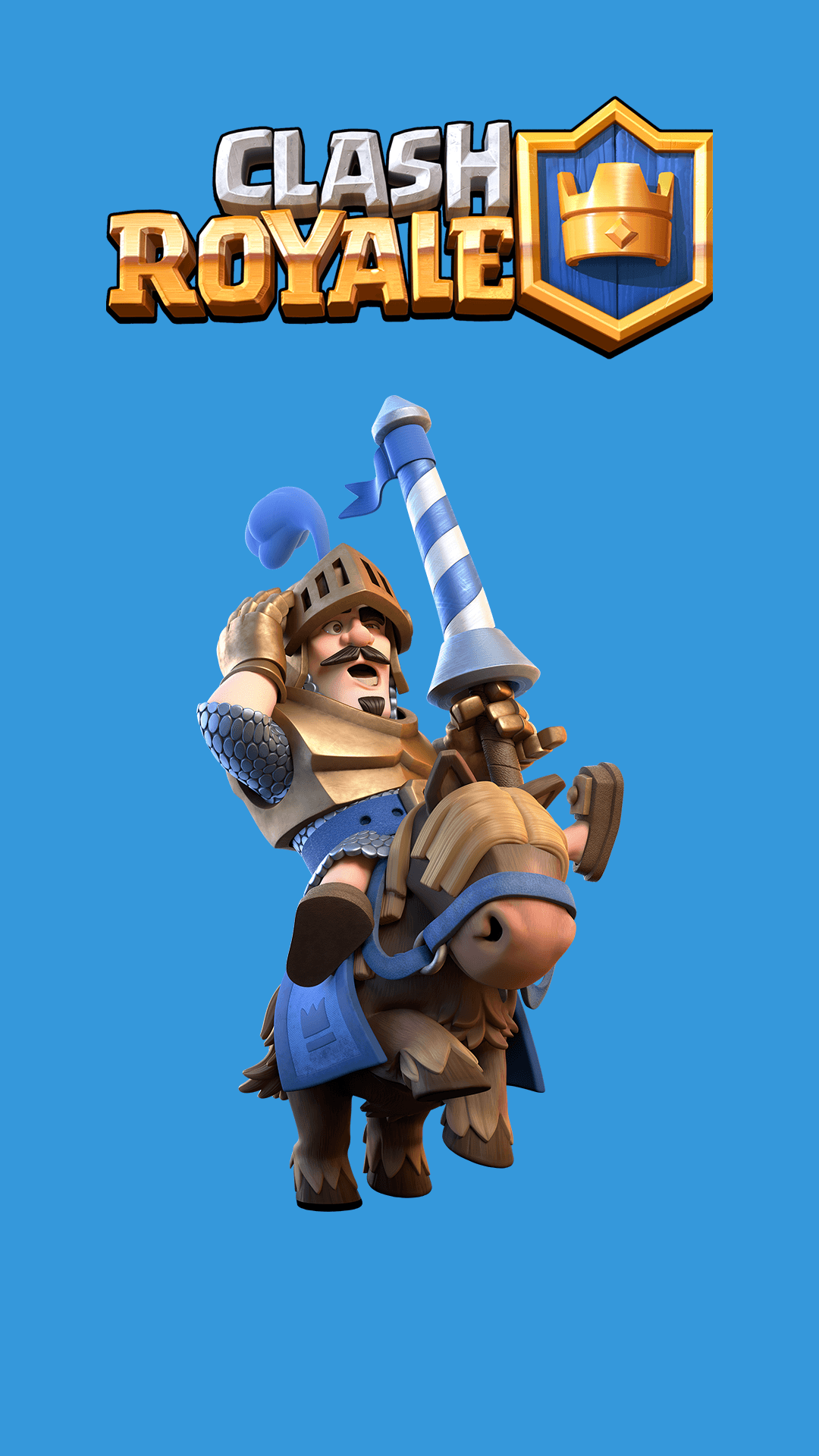 Clash Royale Blue Background