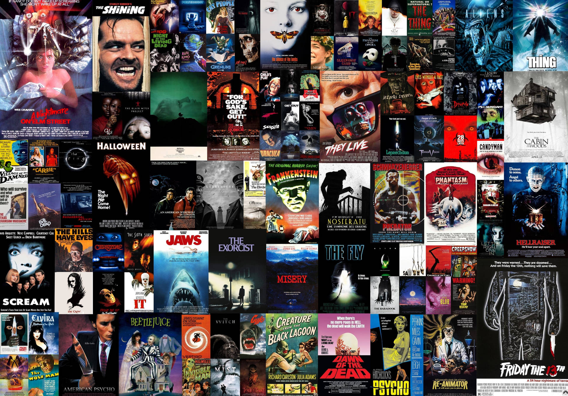 Classic Horror Movie Posters Wallpapers