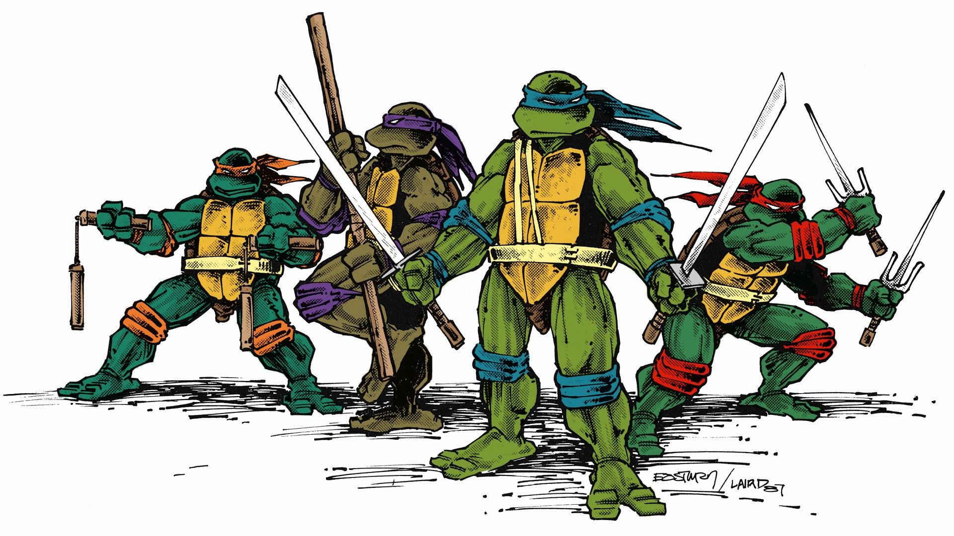 Classic Teenage Mutant Ninja Turtles Wallpapers