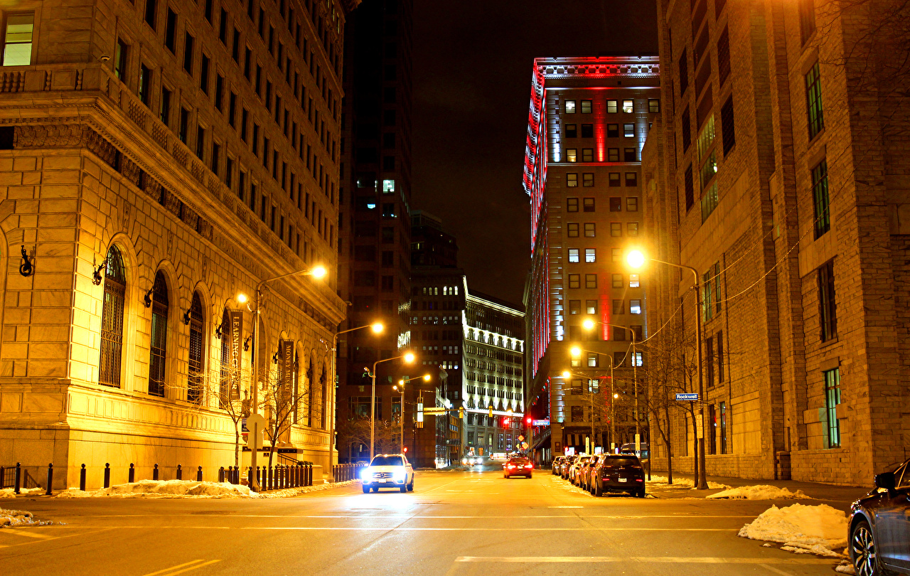 Cleveland City Night Light Wallpapers