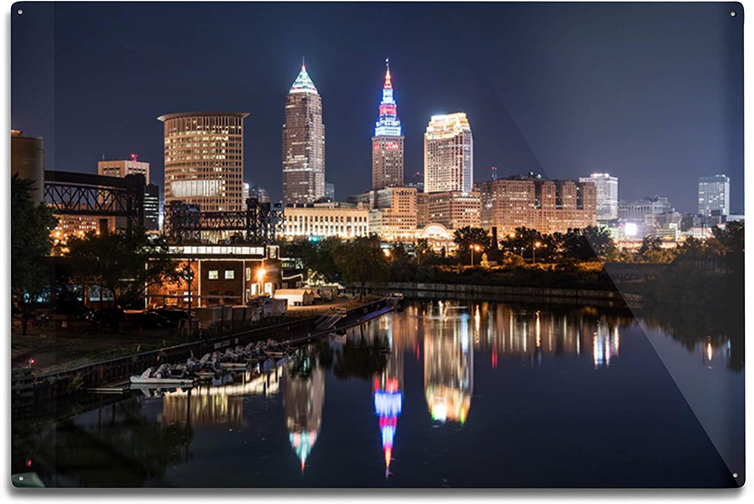 Cleveland City Night Light Wallpapers