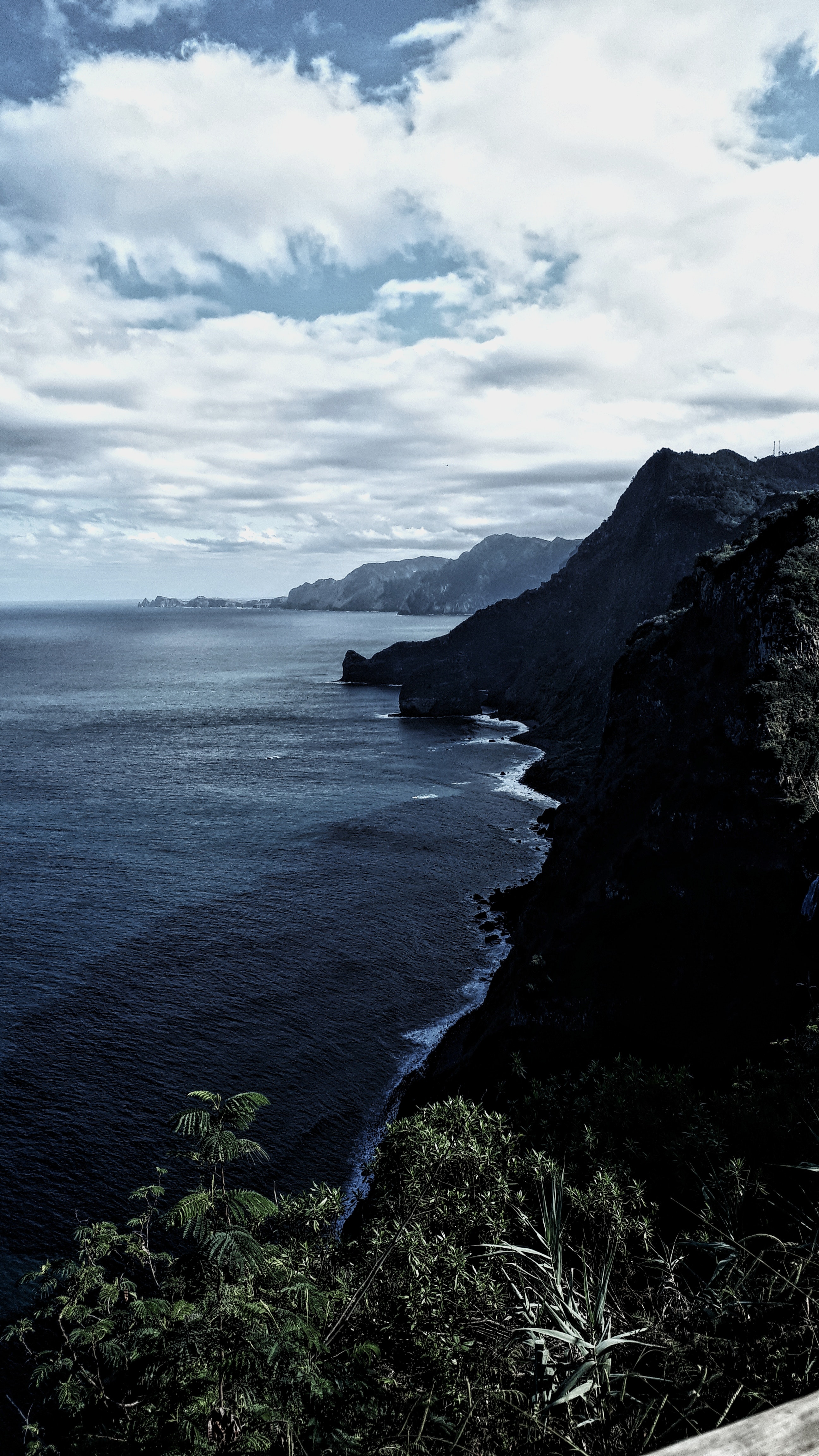 Cliff Ocean Horizon Cloud Coastline Wallpapers