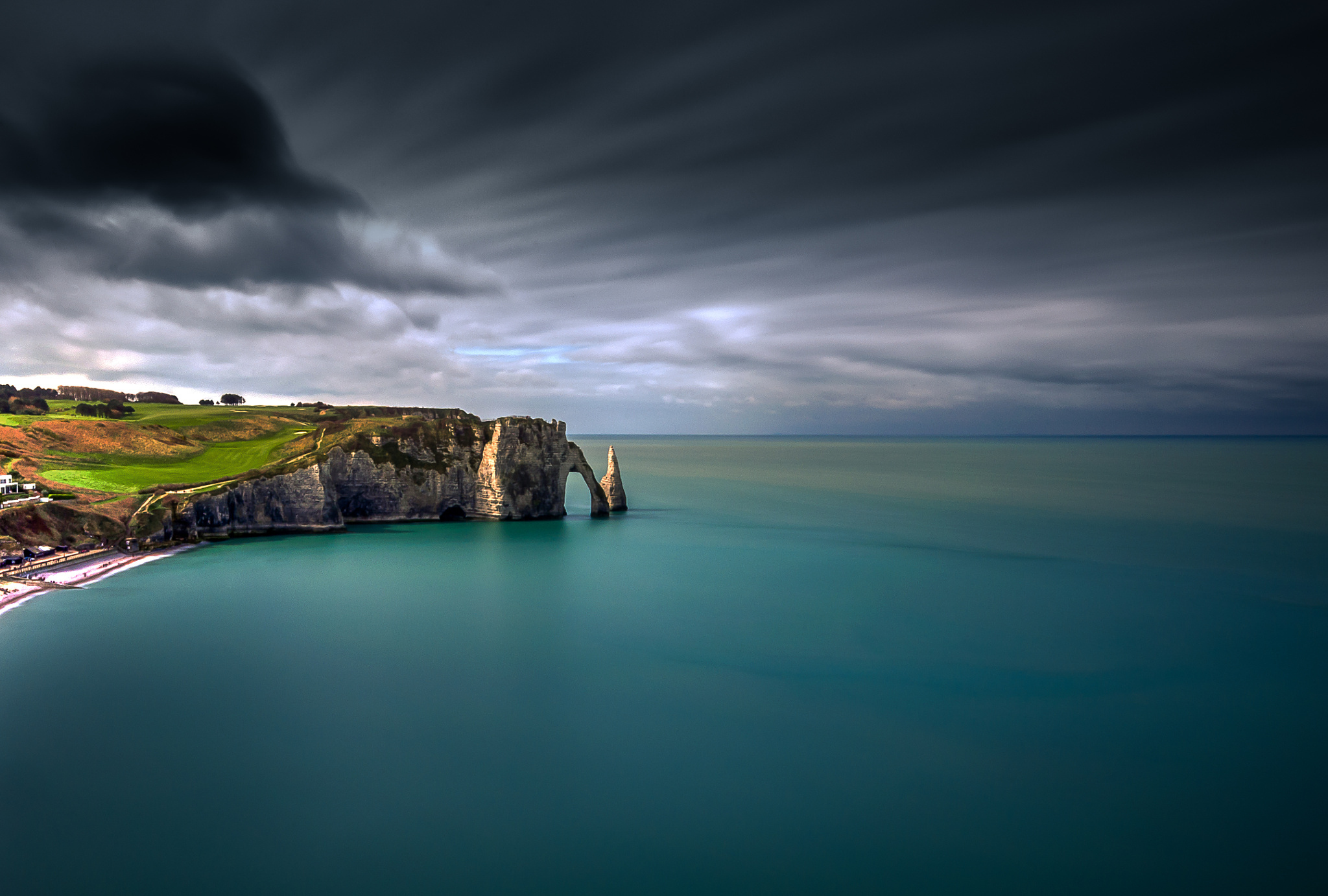 Cliff Ocean Horizon Cloud Coastline Wallpapers