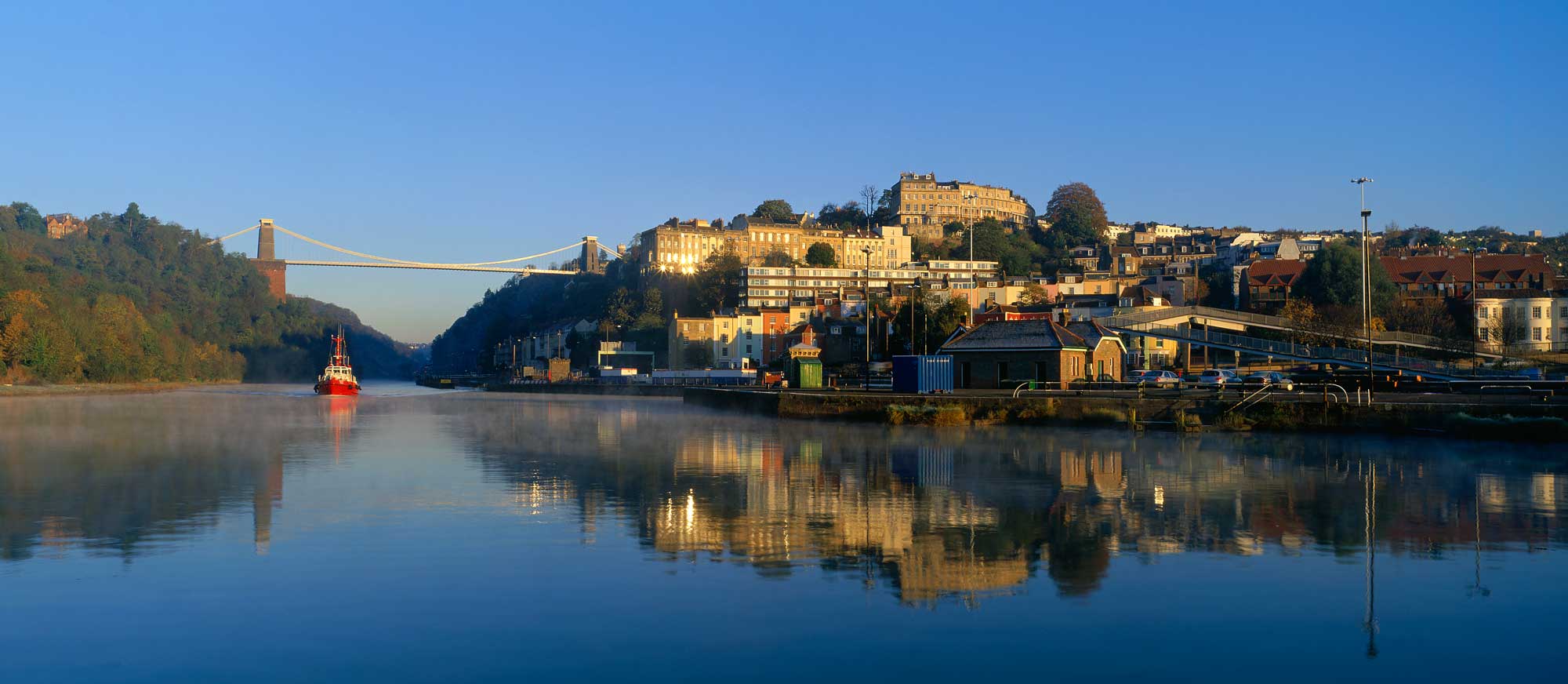 Clifton Suspension Bridge Houses Wallpapers