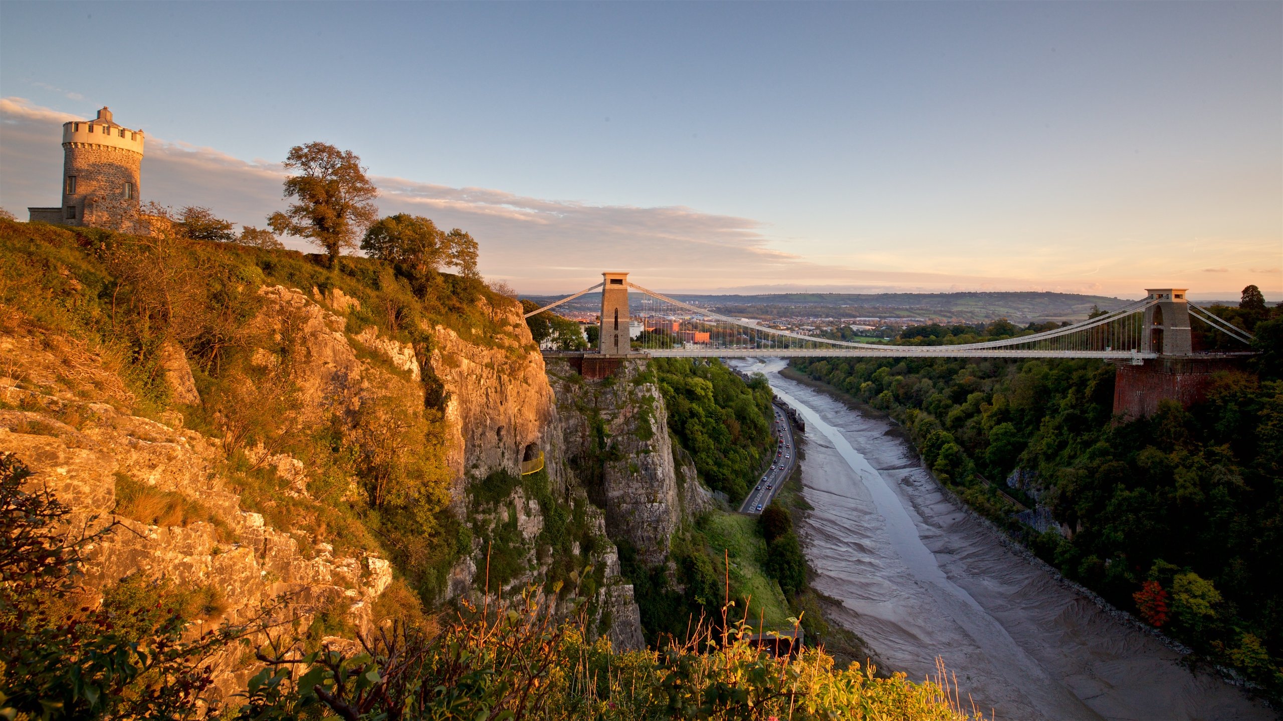 Clifton Suspension Bridge Houses Wallpapers