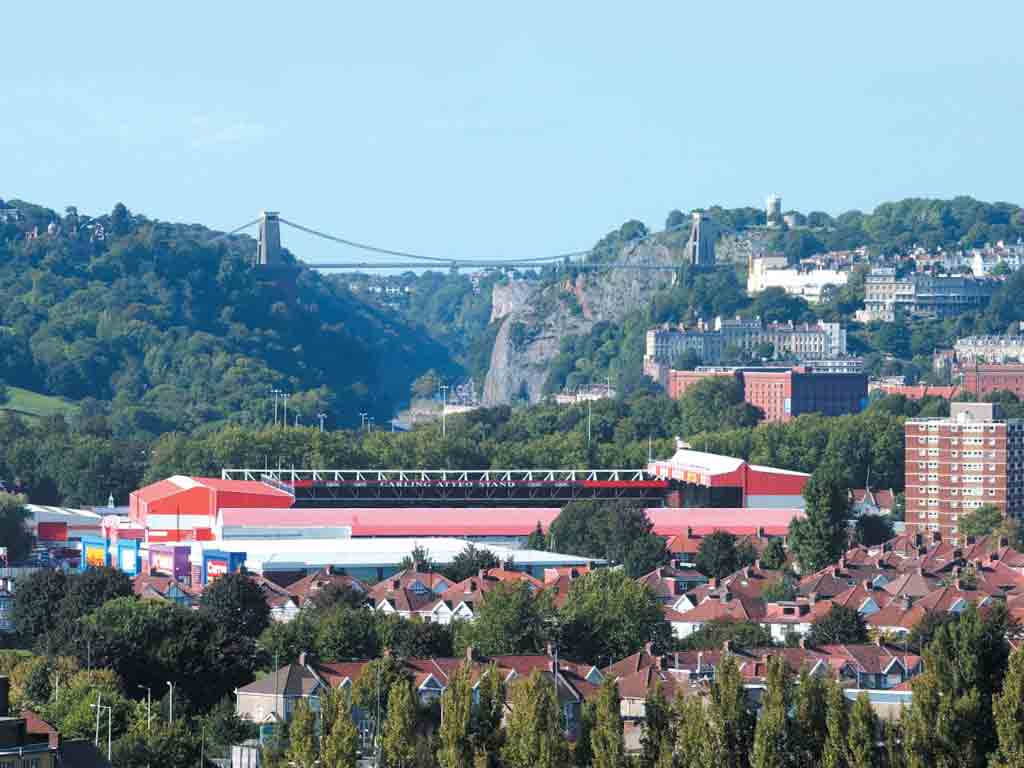 Clifton Suspension Bridge Houses Wallpapers