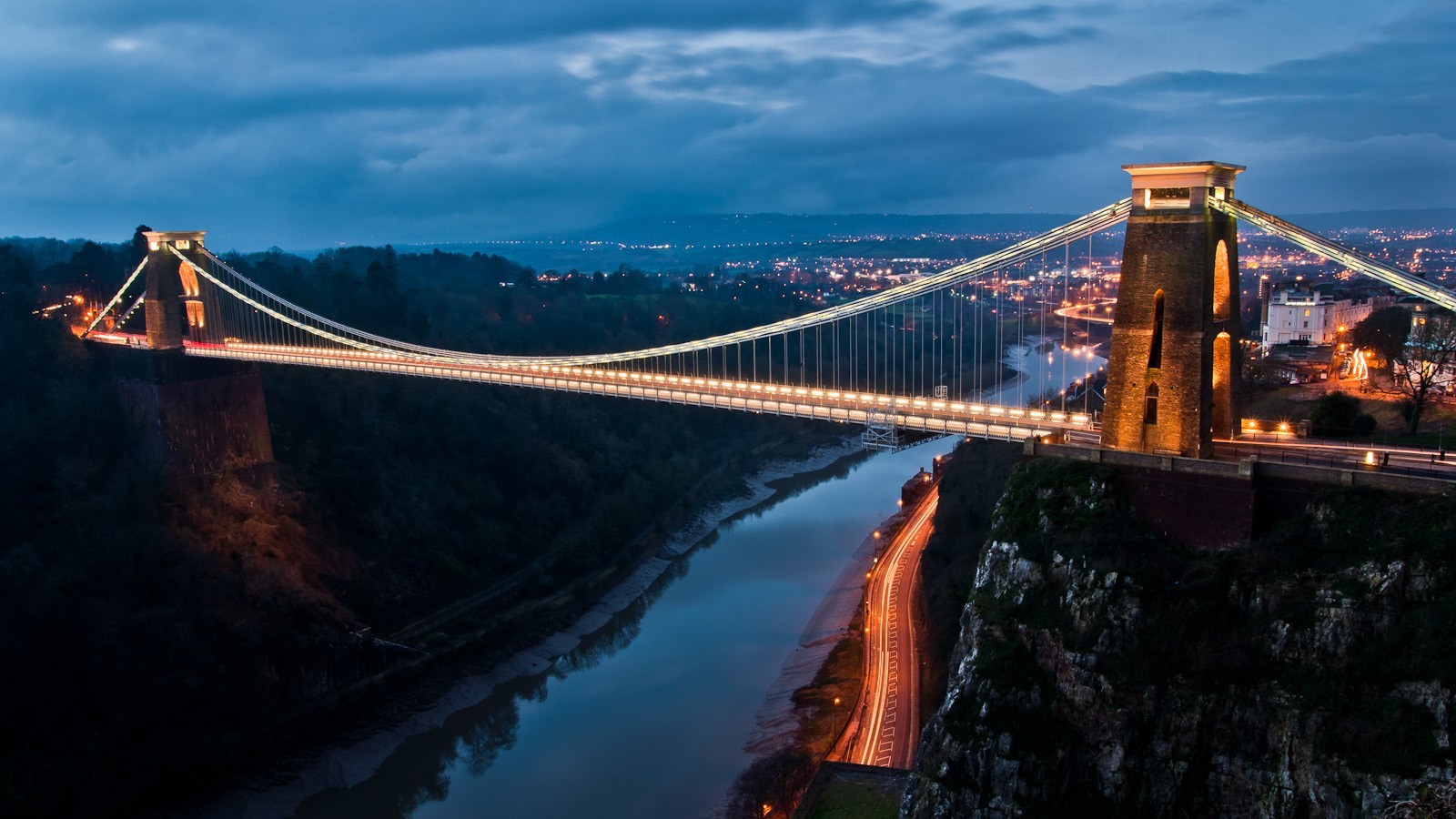 Clifton Suspension Bridge Houses Wallpapers