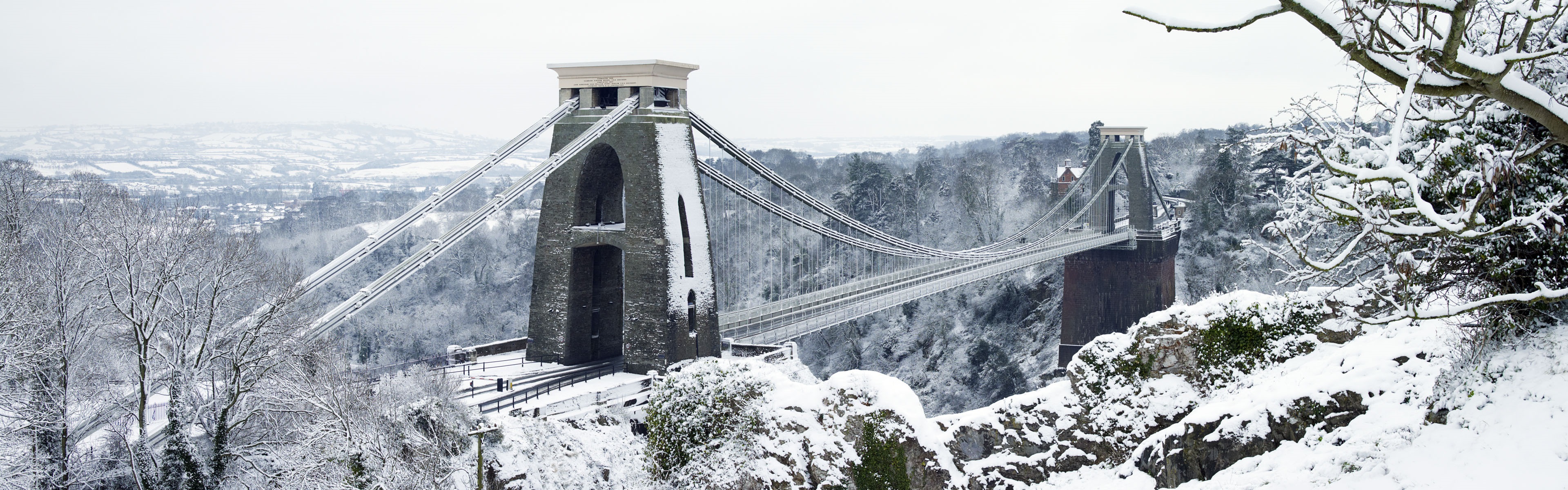 Clifton Suspension Bridge Houses Wallpapers