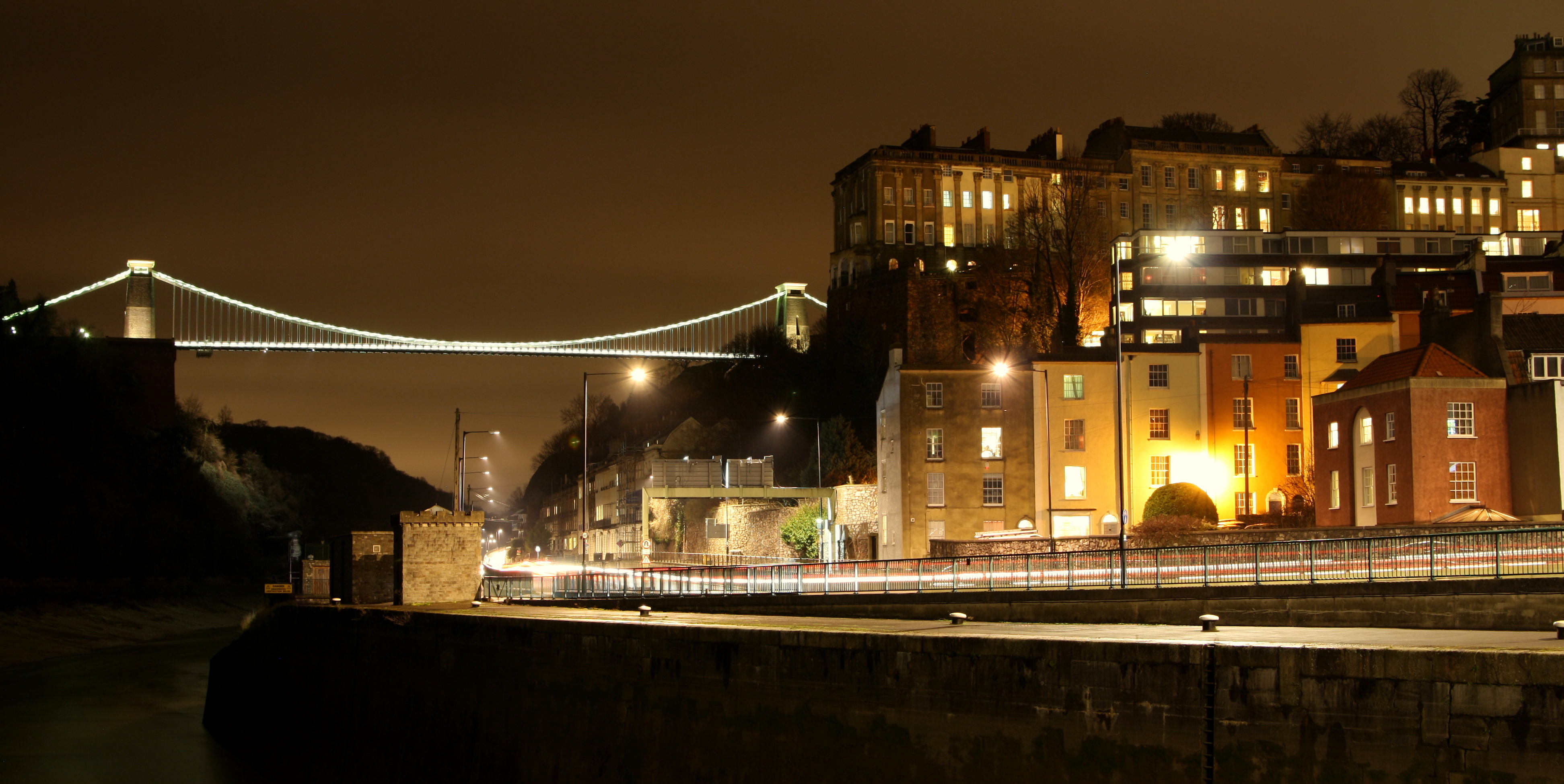 Clifton Suspension Bridge Houses Wallpapers