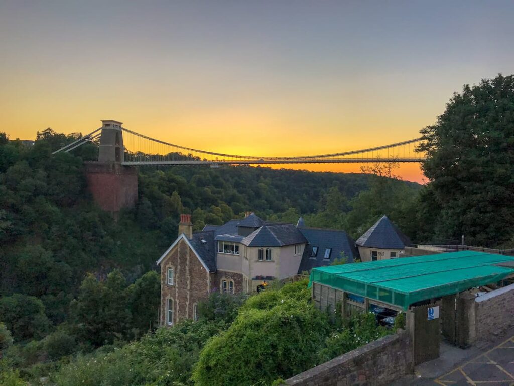 Clifton Suspension Bridge Houses Wallpapers