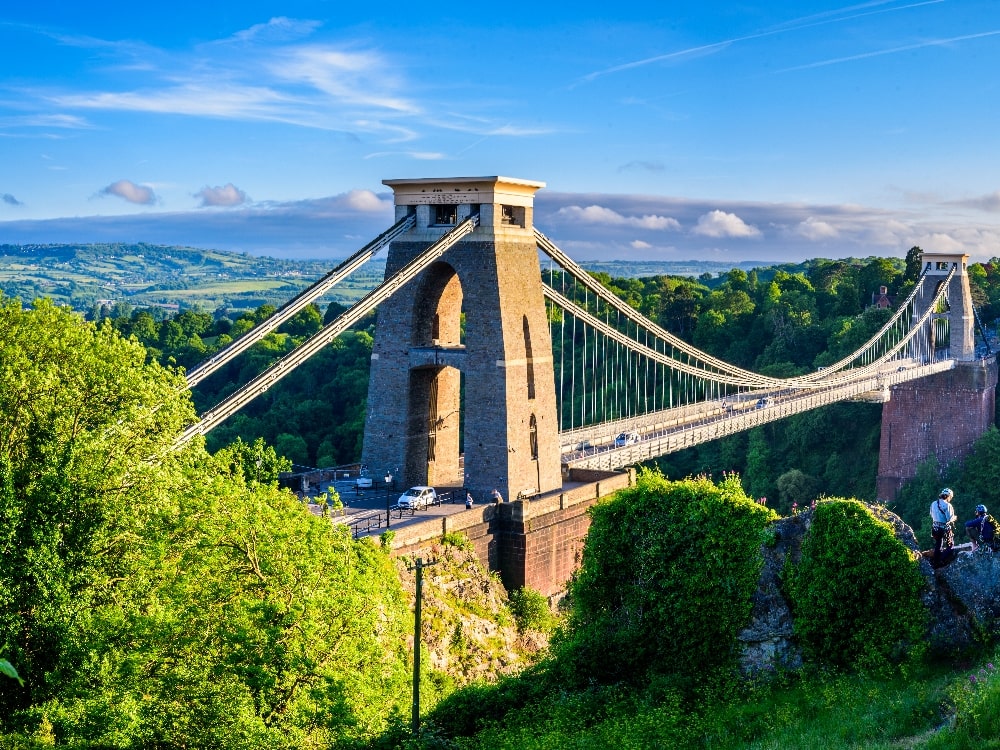 Clifton Suspension Bridge Houses Wallpapers