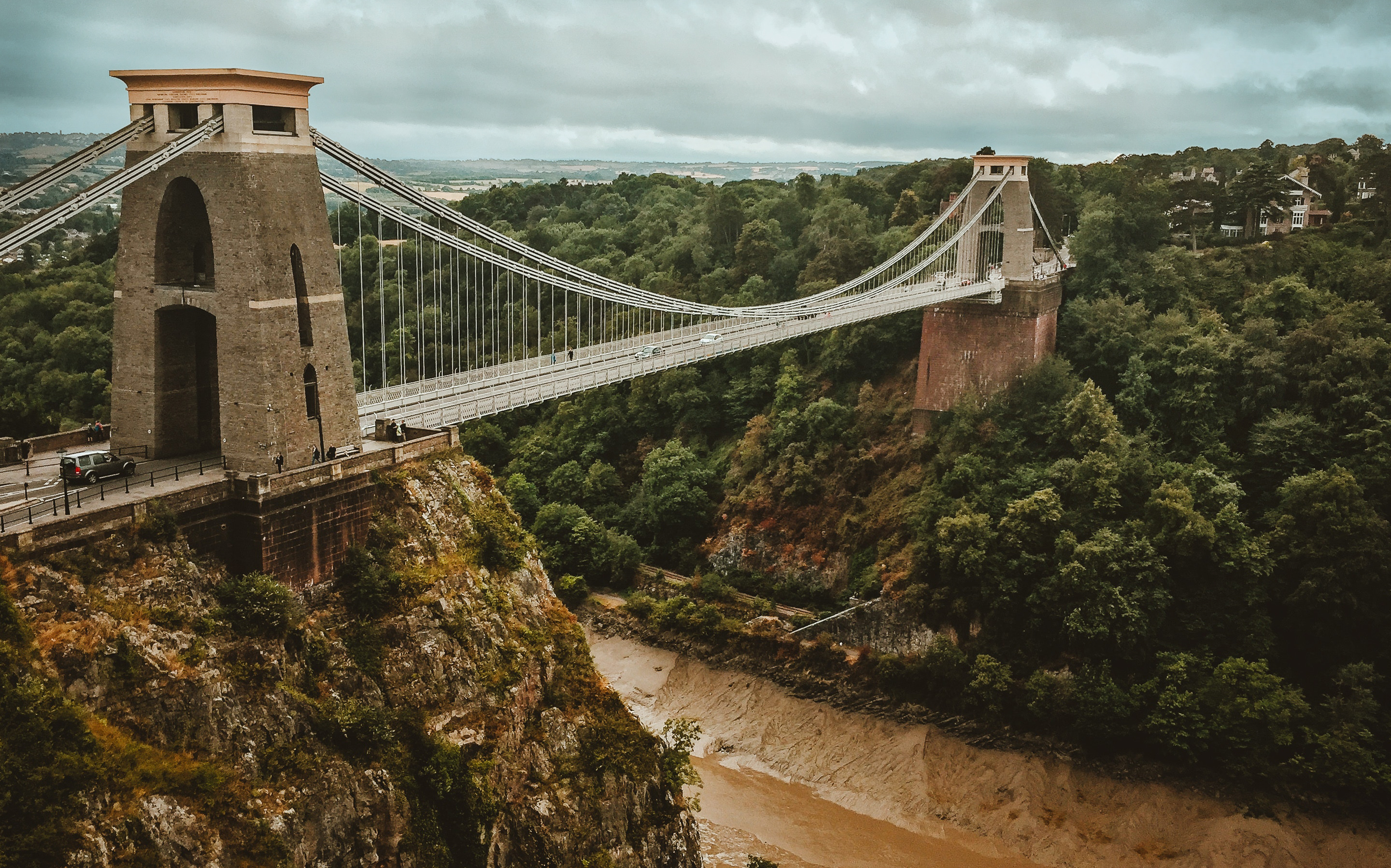 Clifton Suspension Bridge Houses Wallpapers