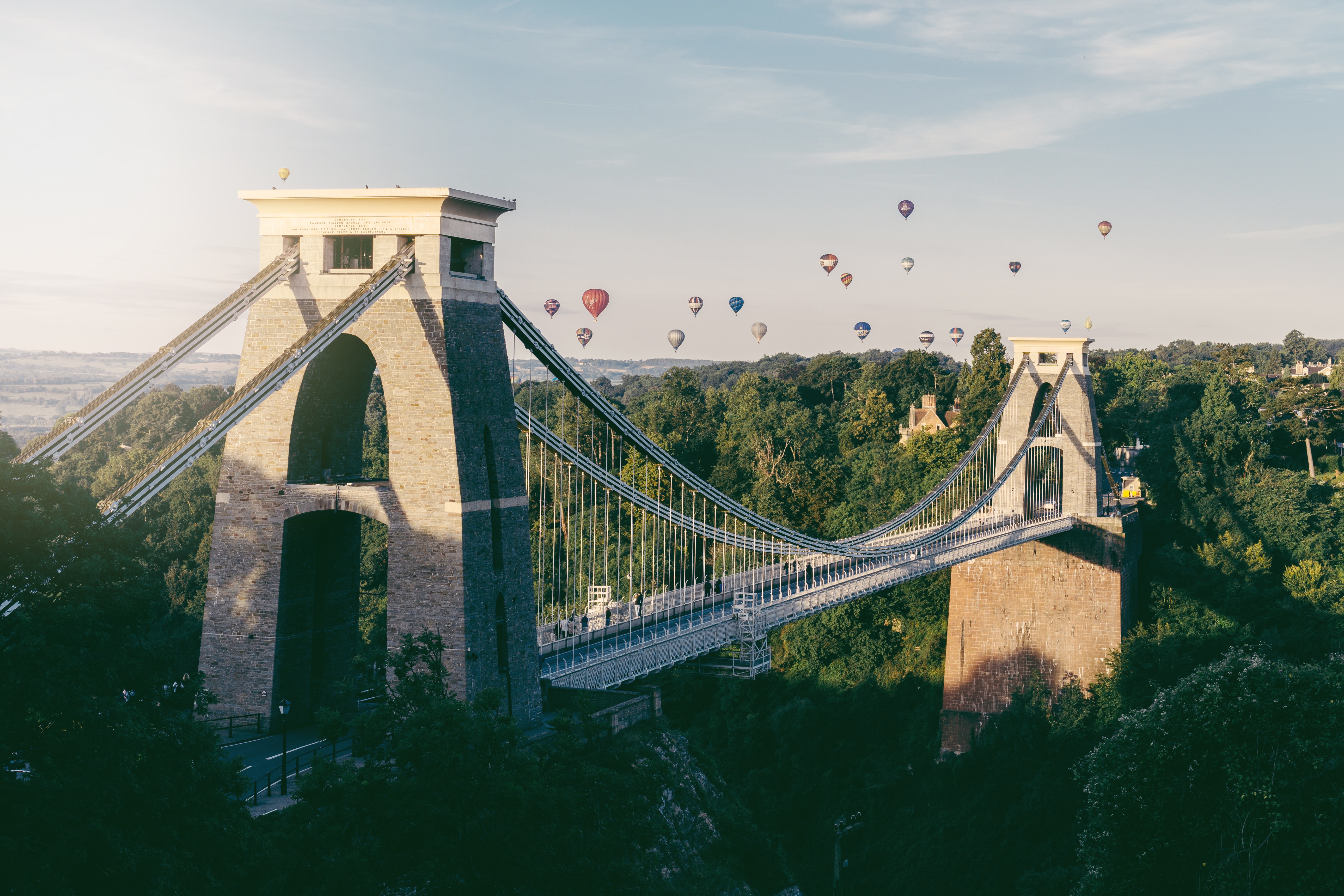 Clifton Suspension Bridge Houses Wallpapers