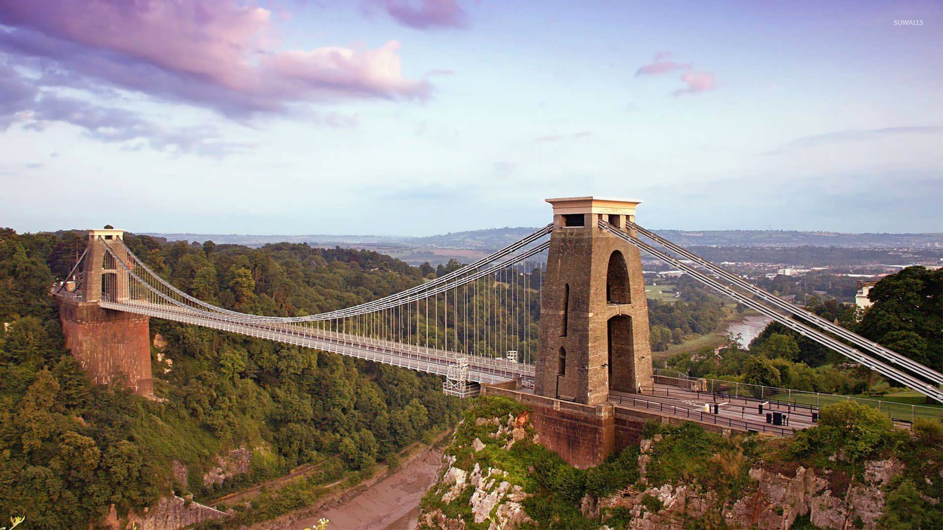 Clifton Suspension Bridge Houses Wallpapers