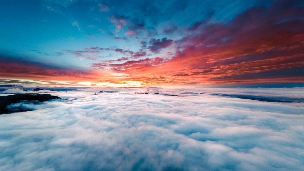 Cloud Horizon Mountain Nature Sunset Wallpapers