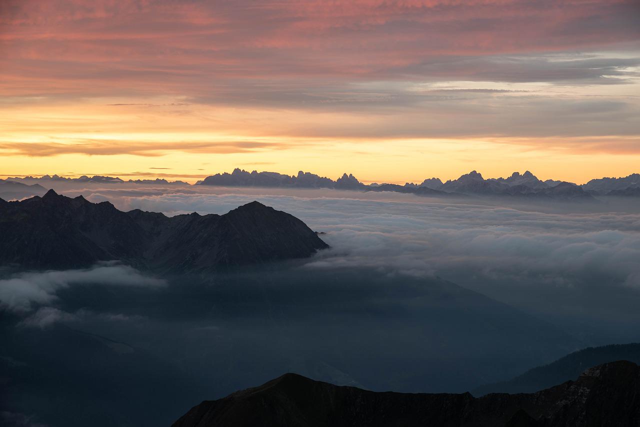 Cloud Horizon Mountain Nature Sunset Wallpapers