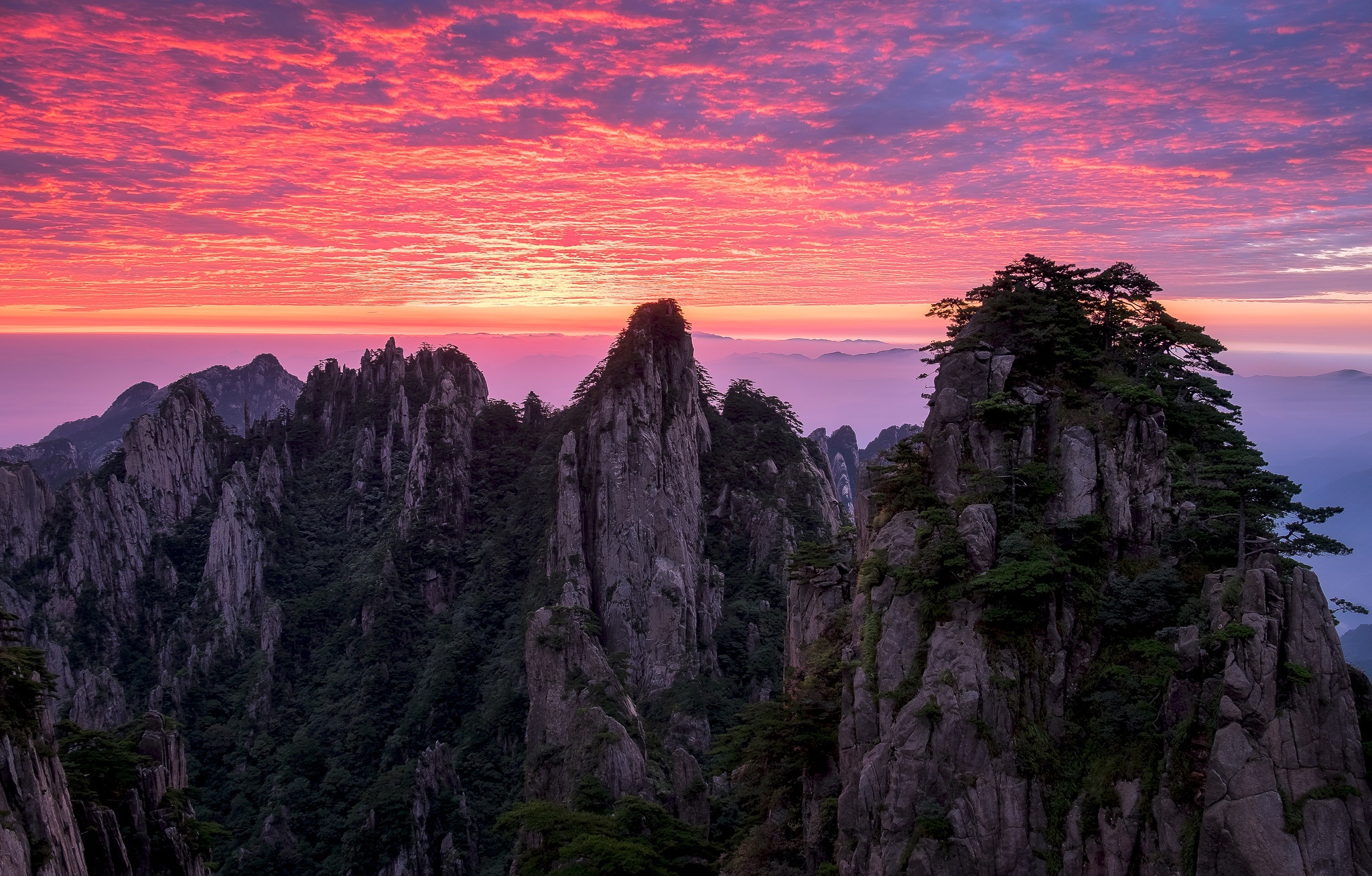 Cloud Horizon Mountain Nature Sunset Wallpapers