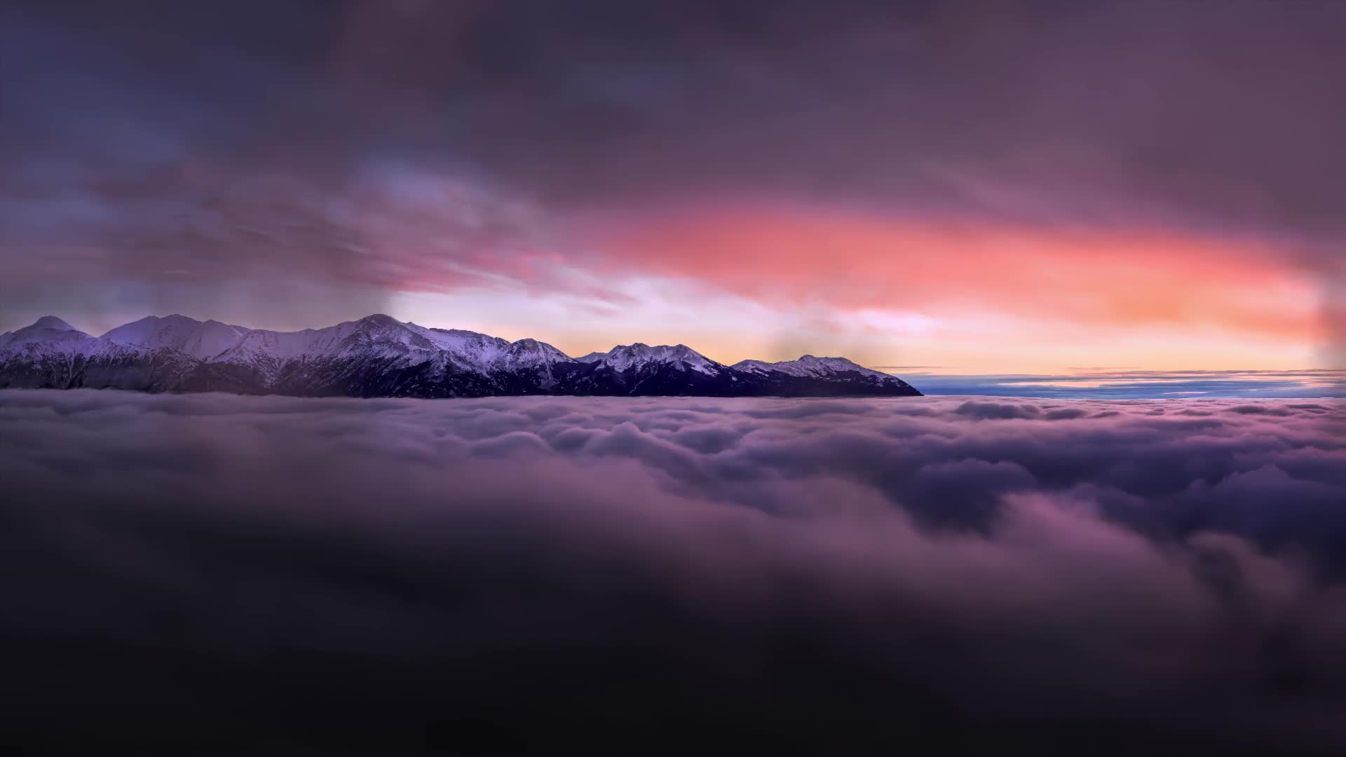 Cloud Horizon Mountain Nature Sunset Wallpapers