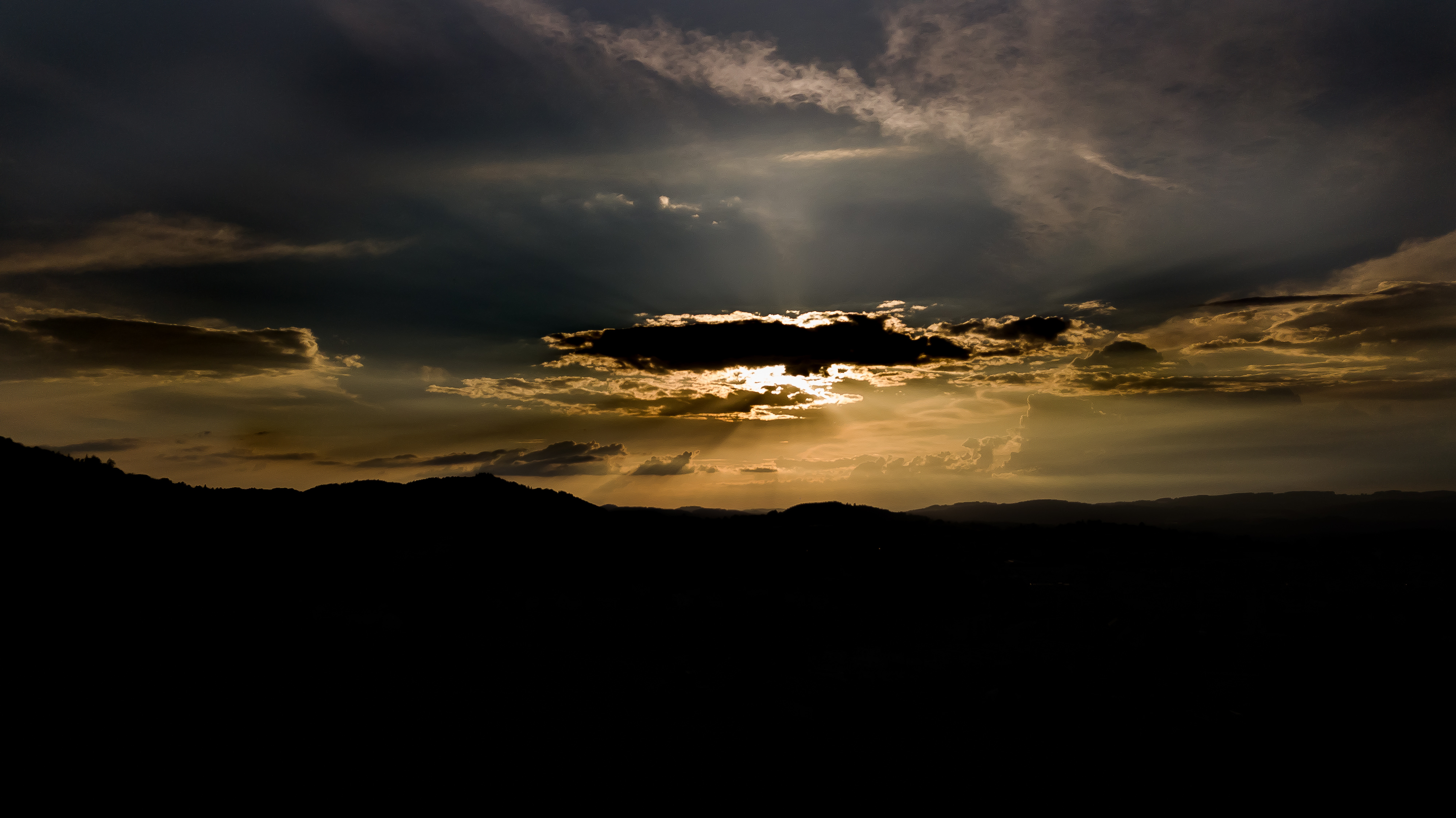 Cloud Horizon Mountain Nature Sunset Wallpapers