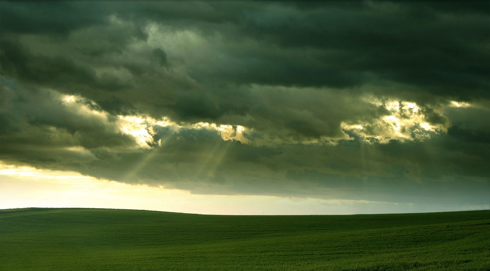 Cloud Horizon Sunbeam Wallpapers