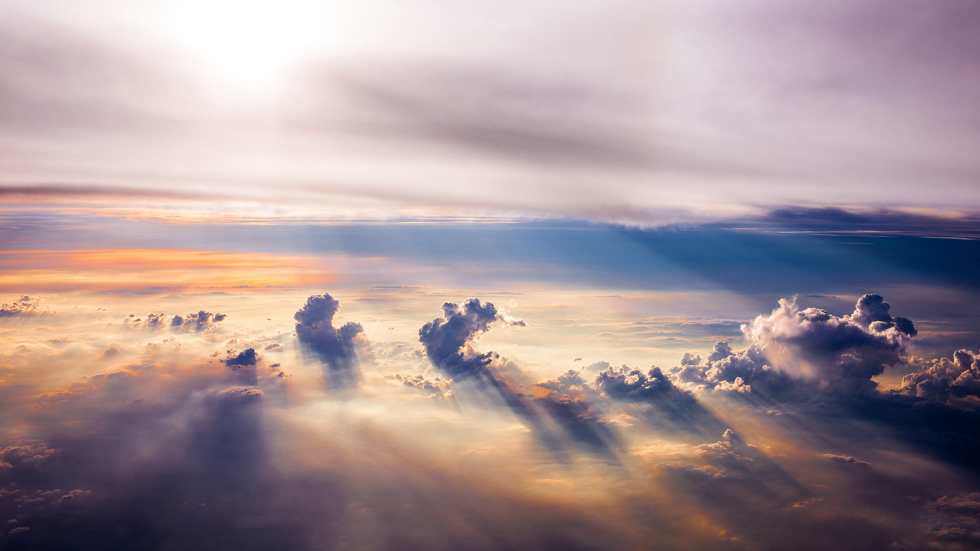 Cloud Horizon Sunbeam Wallpapers