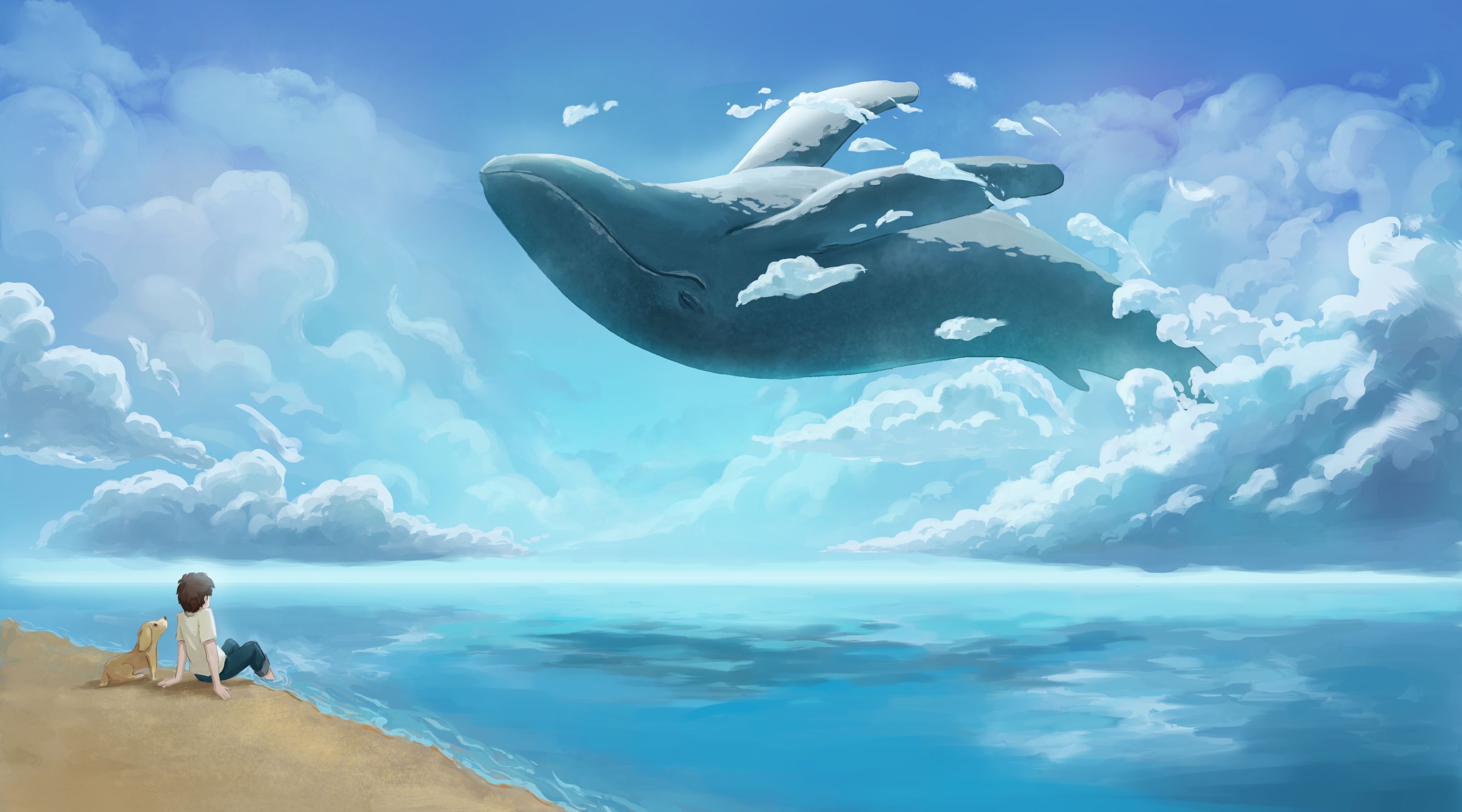 Cloud Sky Whale
 Wallpapers