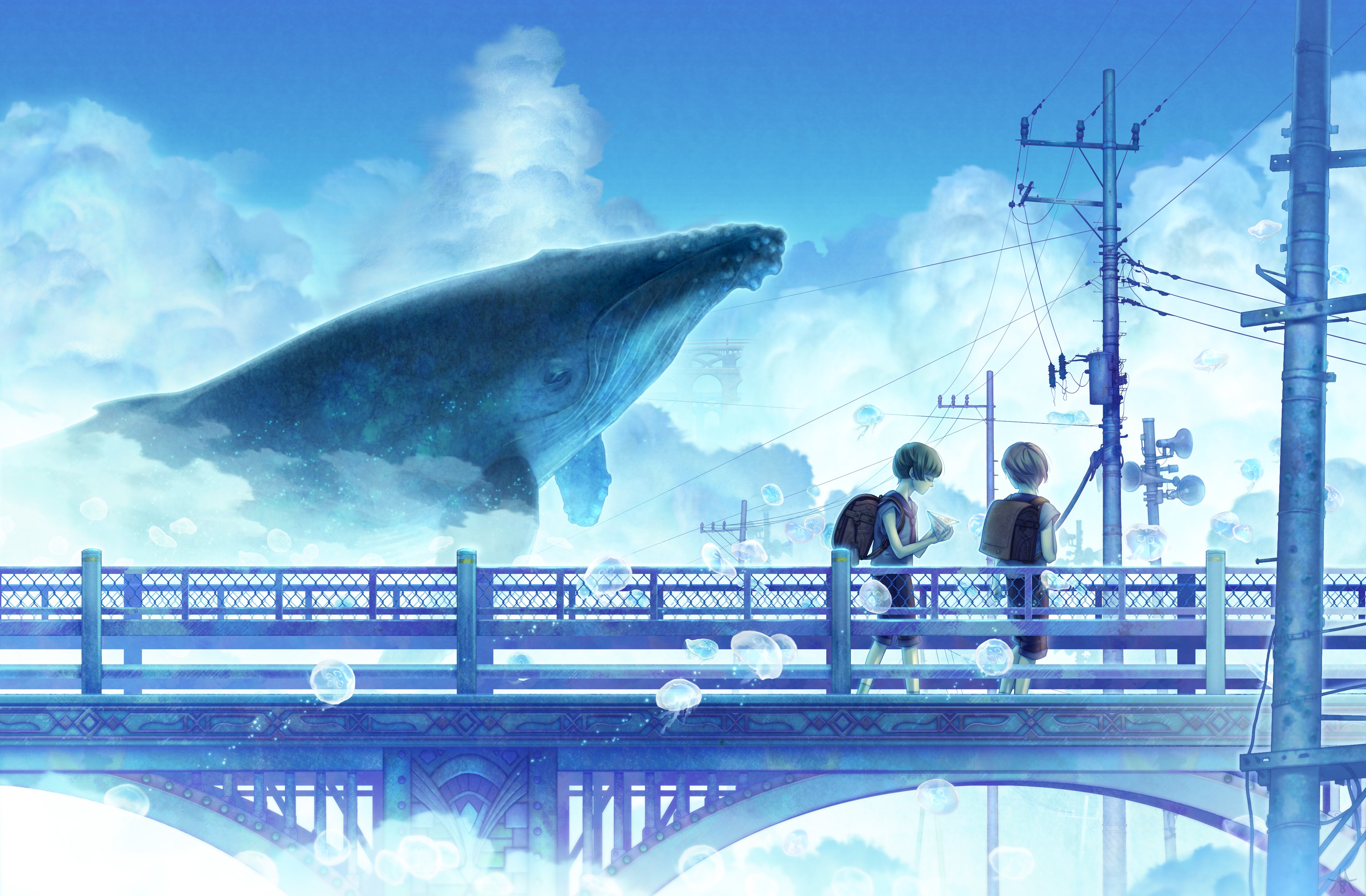 Cloud Sky Whale
 Wallpapers