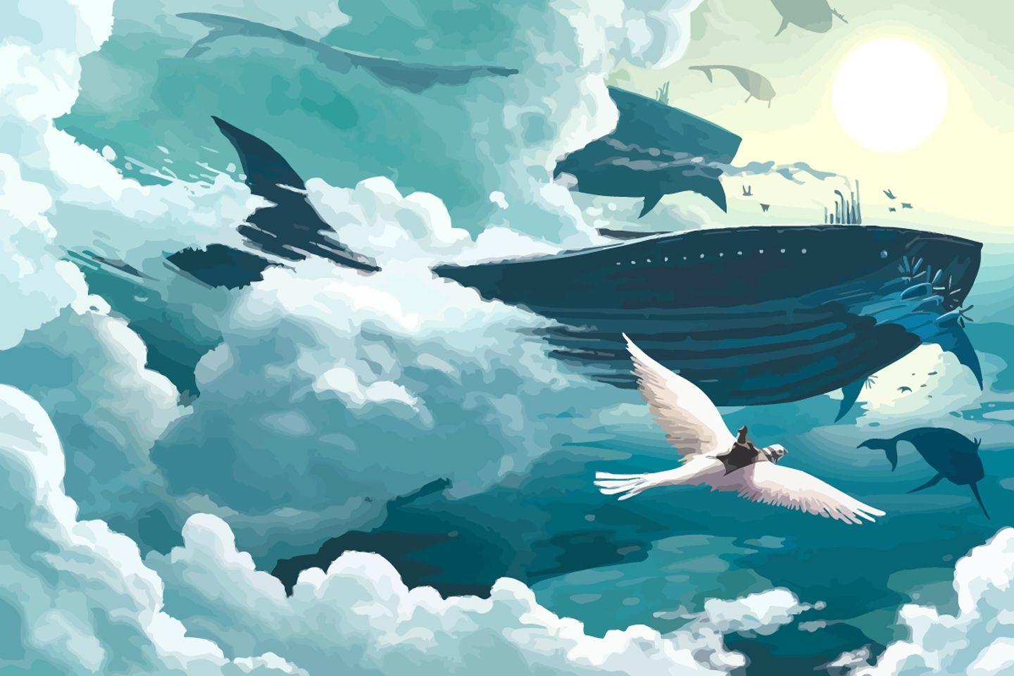 Cloud Sky Whale
 Wallpapers