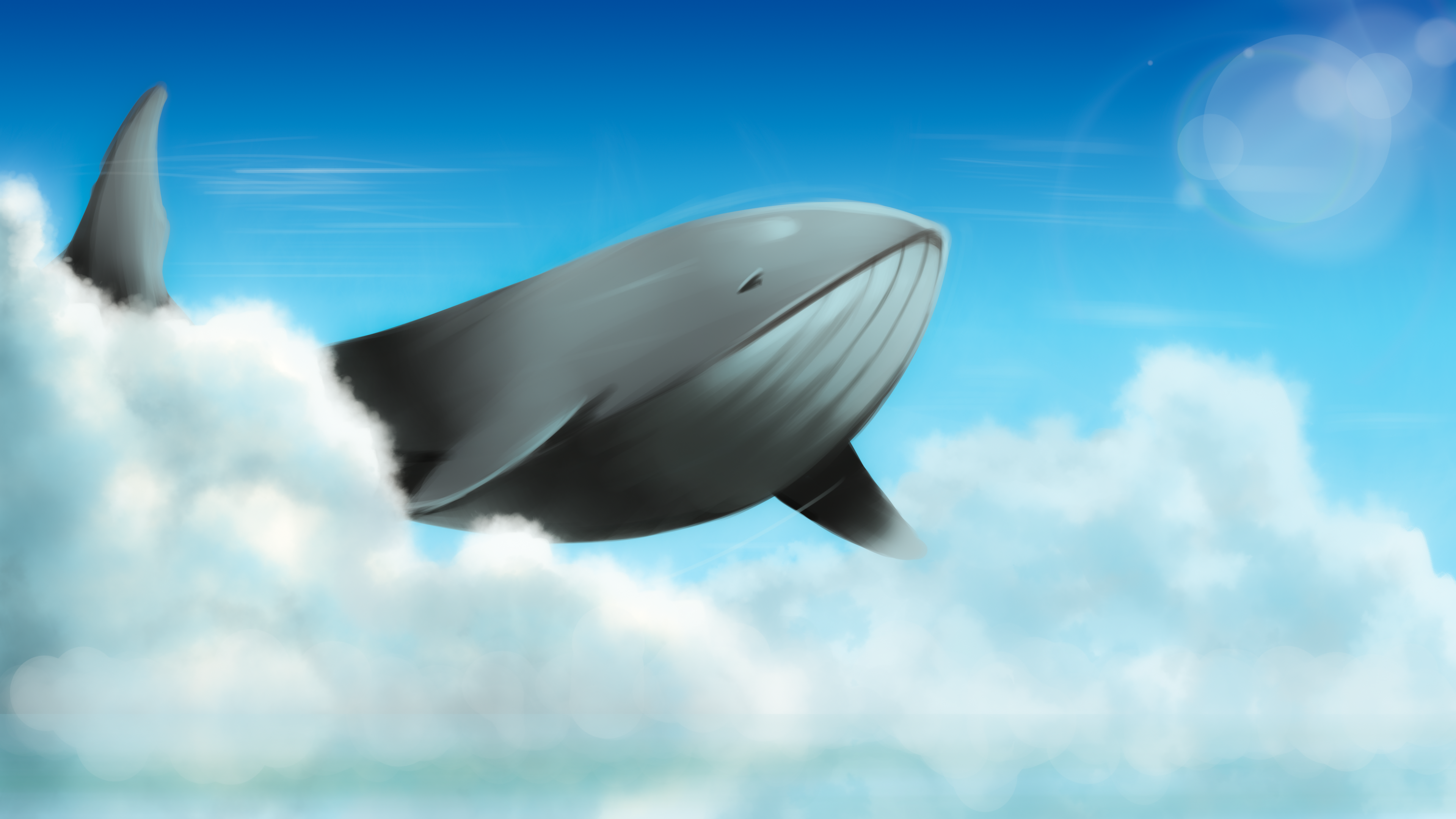 Cloud Sky Whale
 Wallpapers