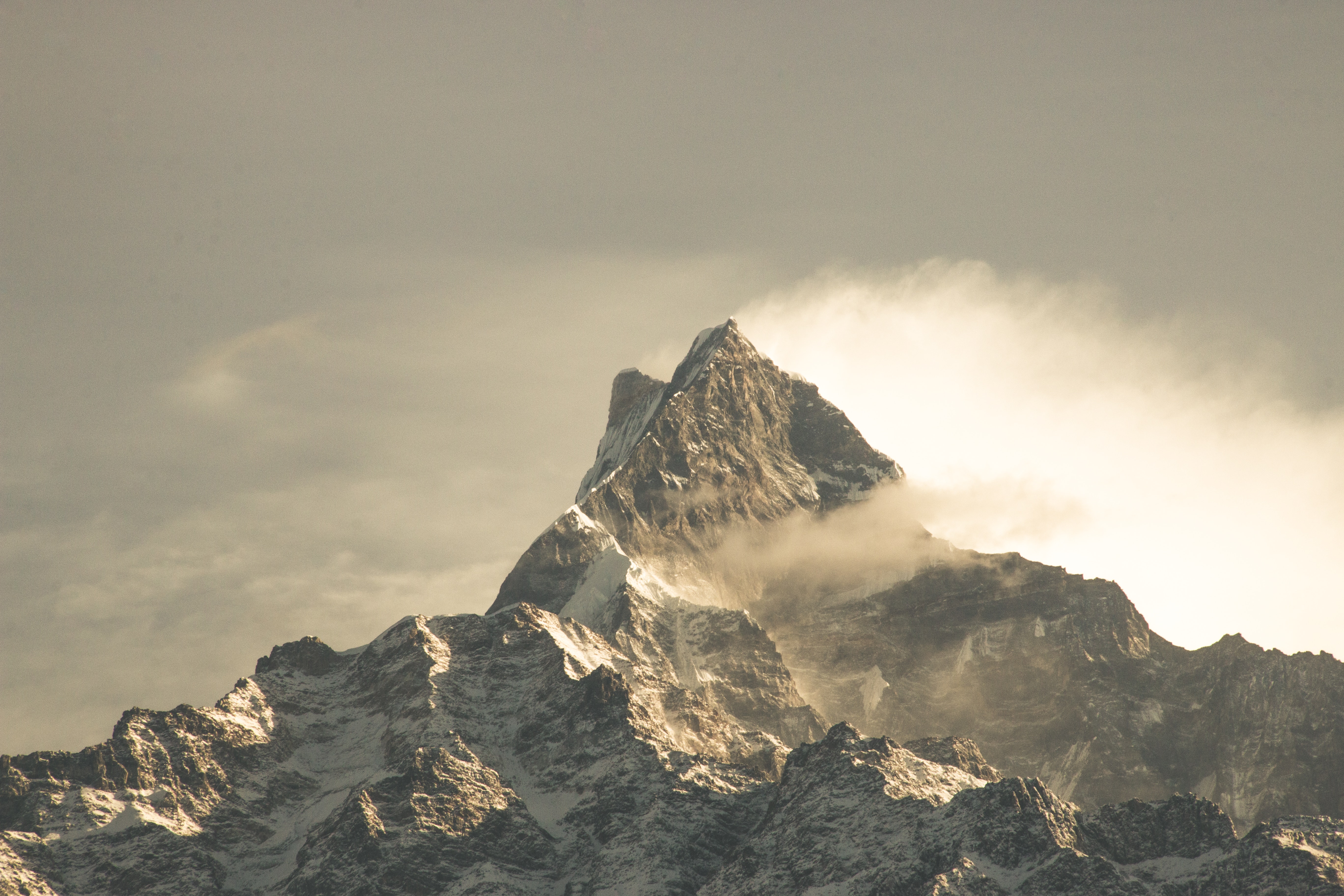 Clouds Mountains Peaks Wallpapers