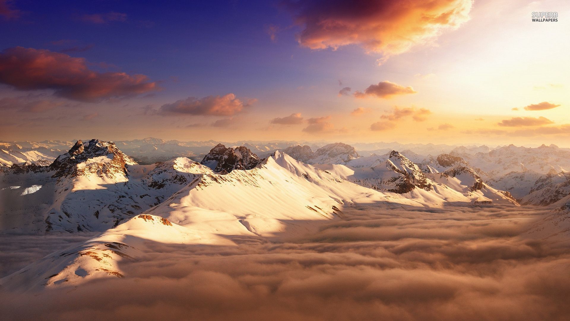 Clouds Nature Mountains Wallpapers