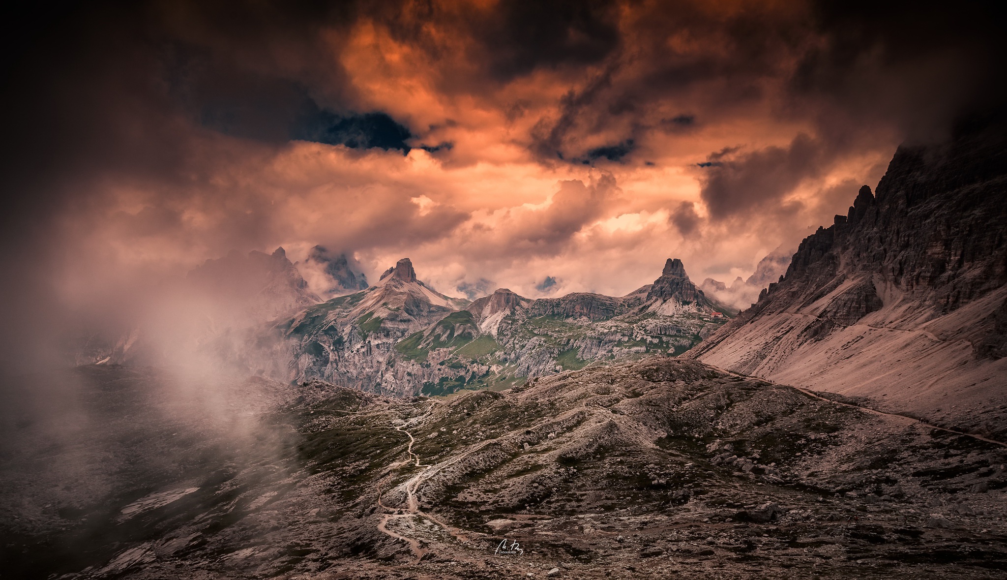 Clouds Nature Mountains Wallpapers